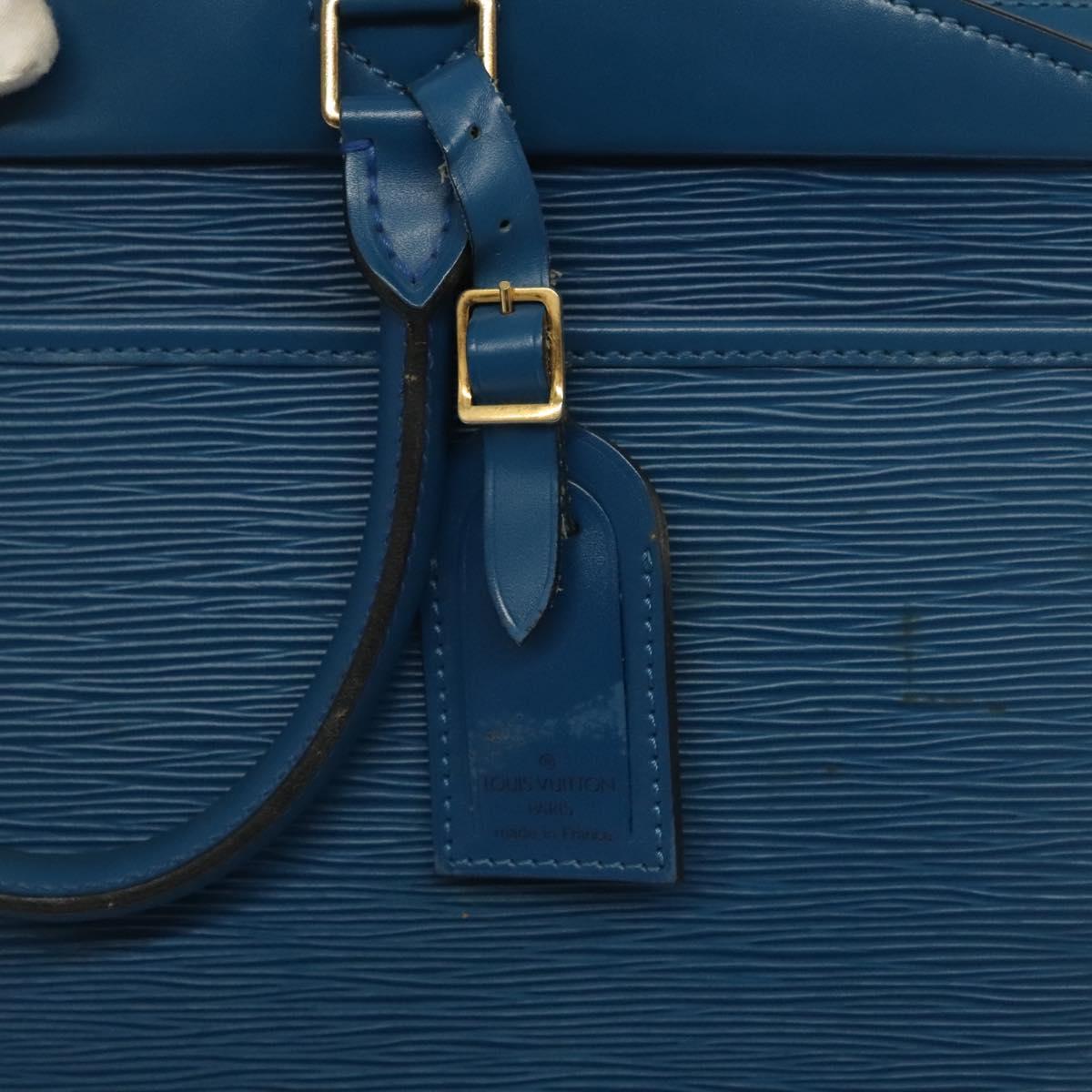 LOUIS VUITTON Epi Riviera Hand Bag Blue M48185 LV Auth 137894