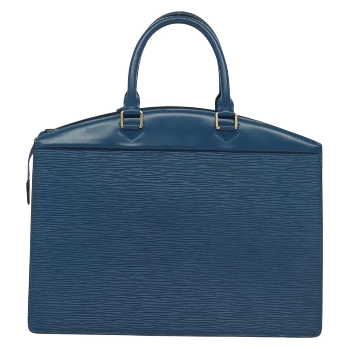 LOUIS VUITTON Epi Riviera Hand Bag Blue M48185 LV Auth 137894