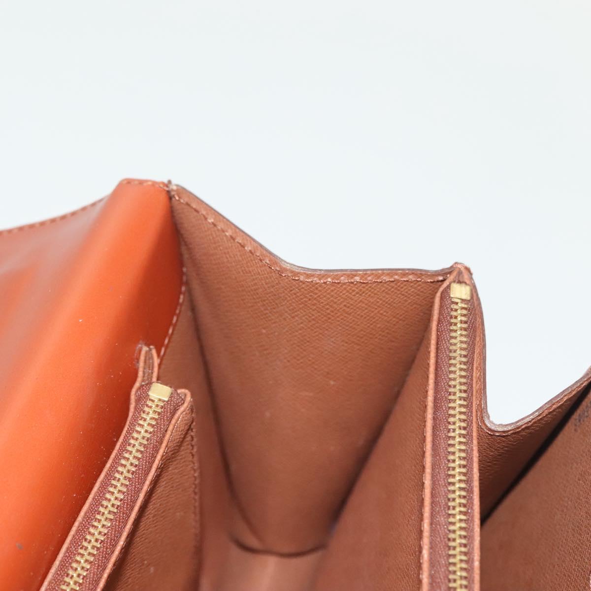 LOUIS VUITTON Epi Concorde Hand Bag Brown M52133 LV Auth 137918