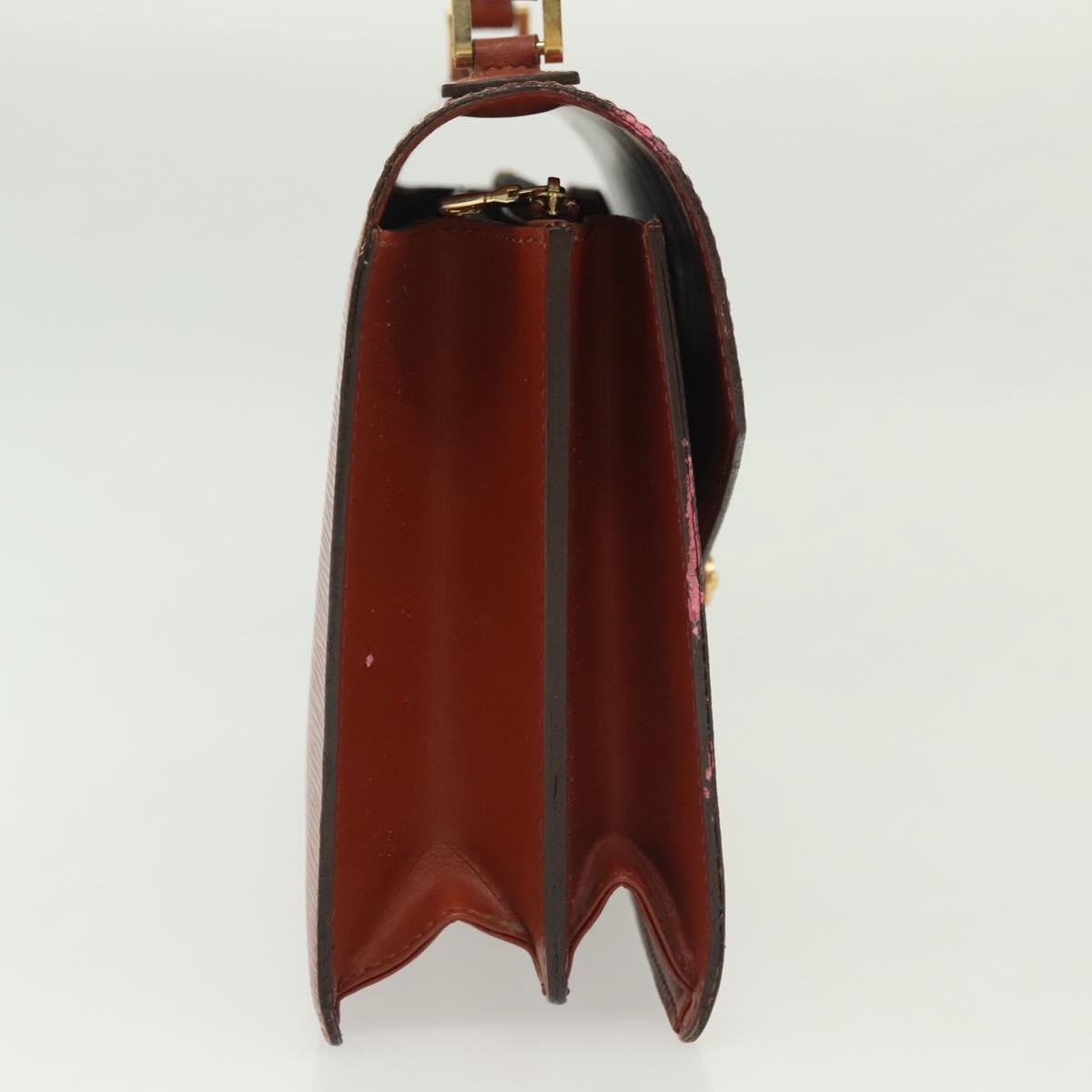 LOUIS VUITTON Epi Concorde Hand Bag Brown M52133 LV Auth 137918