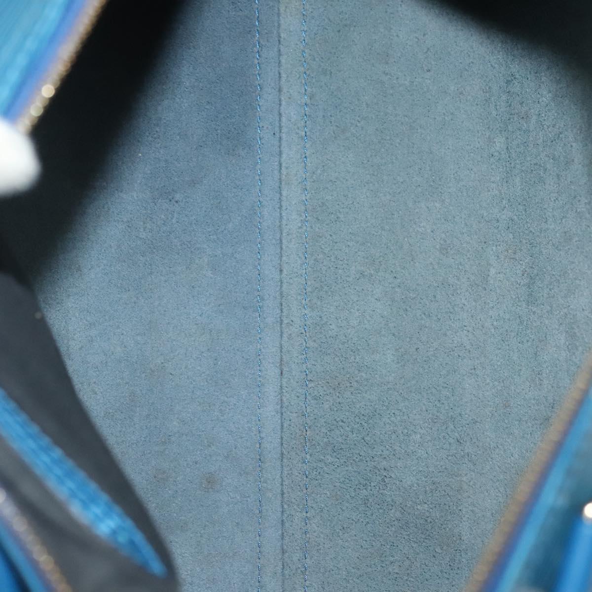 LOUIS VUITTON Epi Speedy 35 Hand Bag Toledo Blue M42995 LV Auth 137925