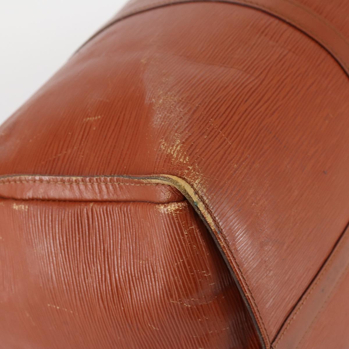 LOUIS VUITTON Epi Keepall 45 Boston Bag Vintage Brown M42978 LV Auth 137926