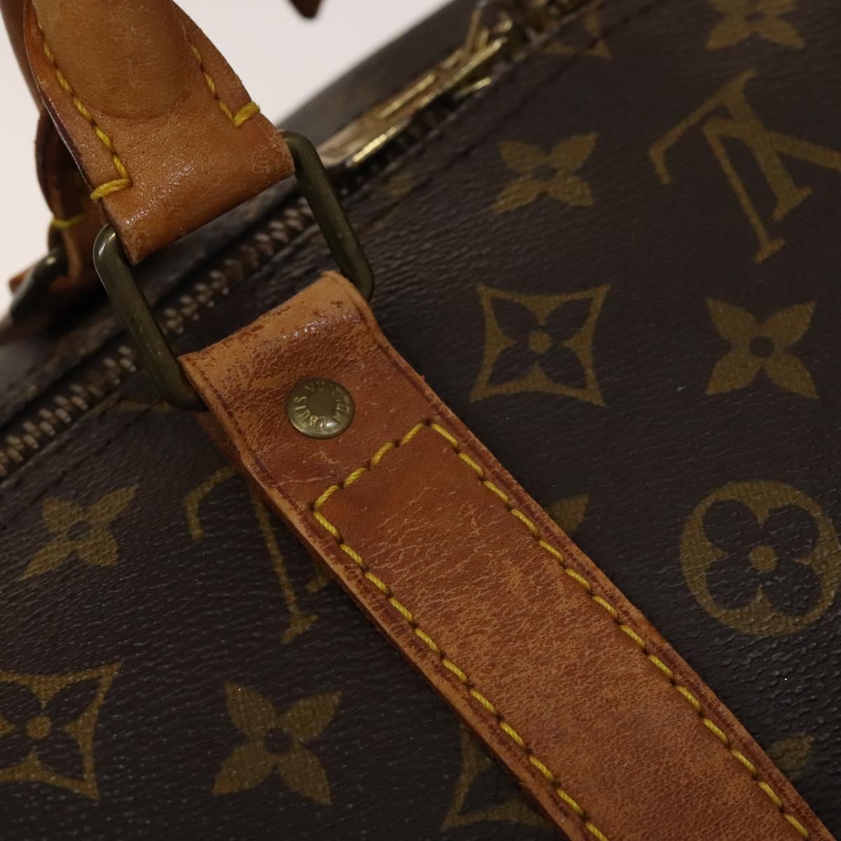 LOUIS VUITTON Monogram Keepall 55 Boston Bag M41424 LV Auth 137935