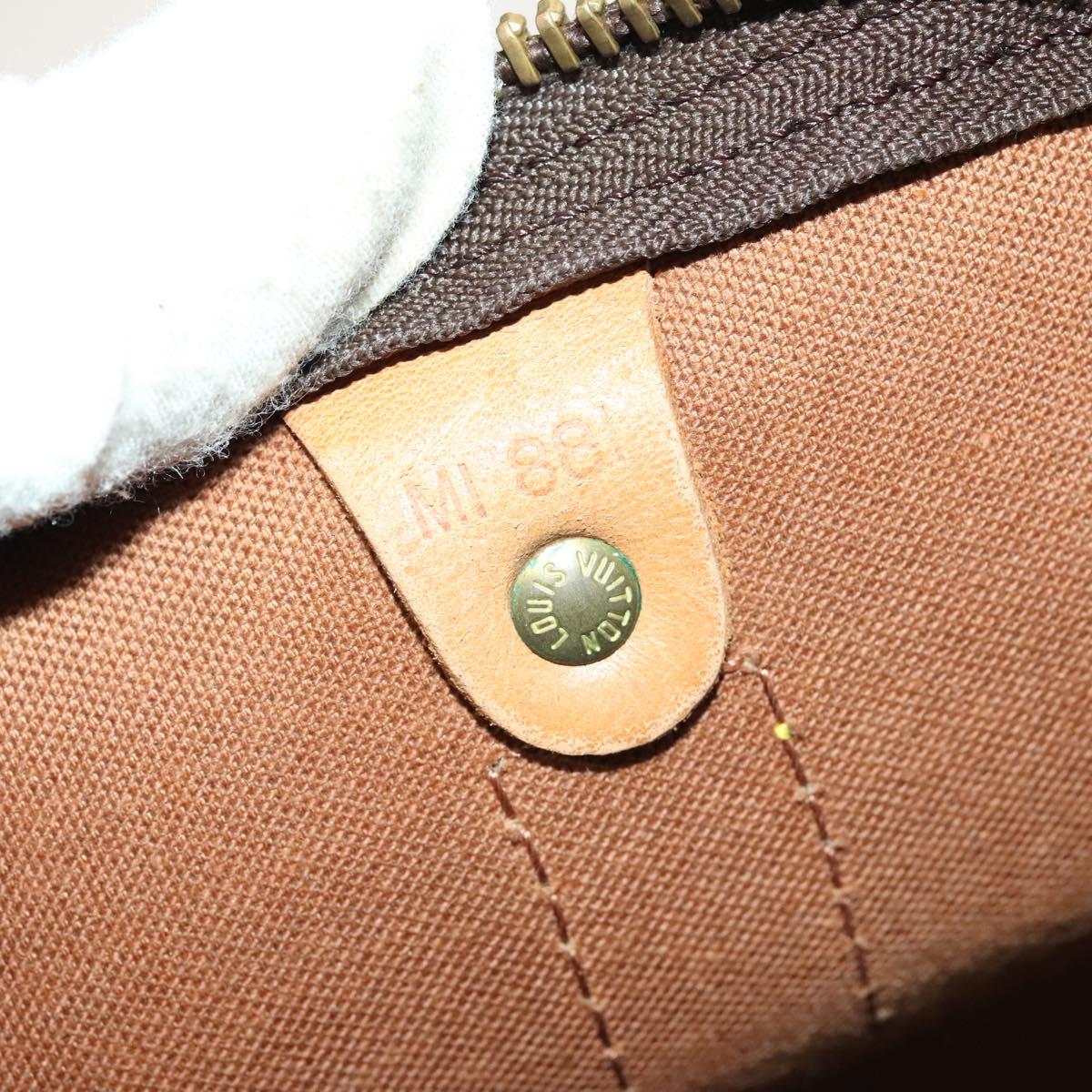 LOUIS VUITTON Monogram Keepall 55 Boston Bag M41424 LV Auth 137935