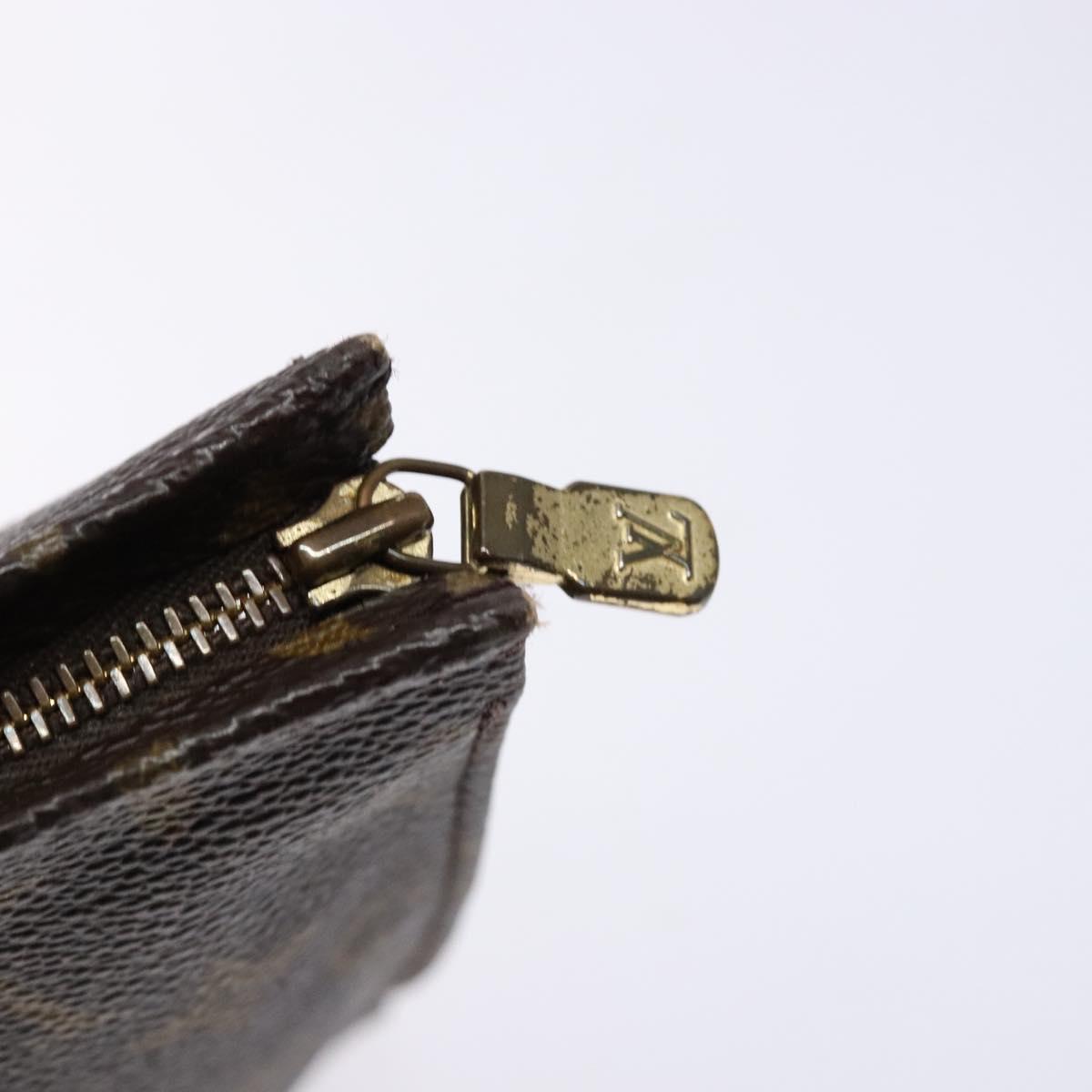 LOUIS VUITTON Monogram Poche Toilette 26 Pouch M47542 LV Auth 137944