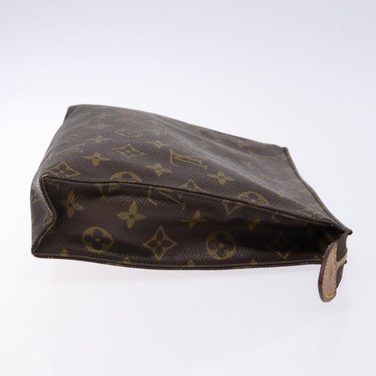 LOUIS VUITTON Monogram Poche Toilette 26 Pouch M47542 LV Auth 137944