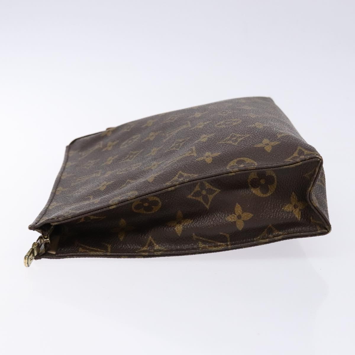 LOUIS VUITTON Monogram Poche Toilette 26 Pouch M47542 LV Auth 137944
