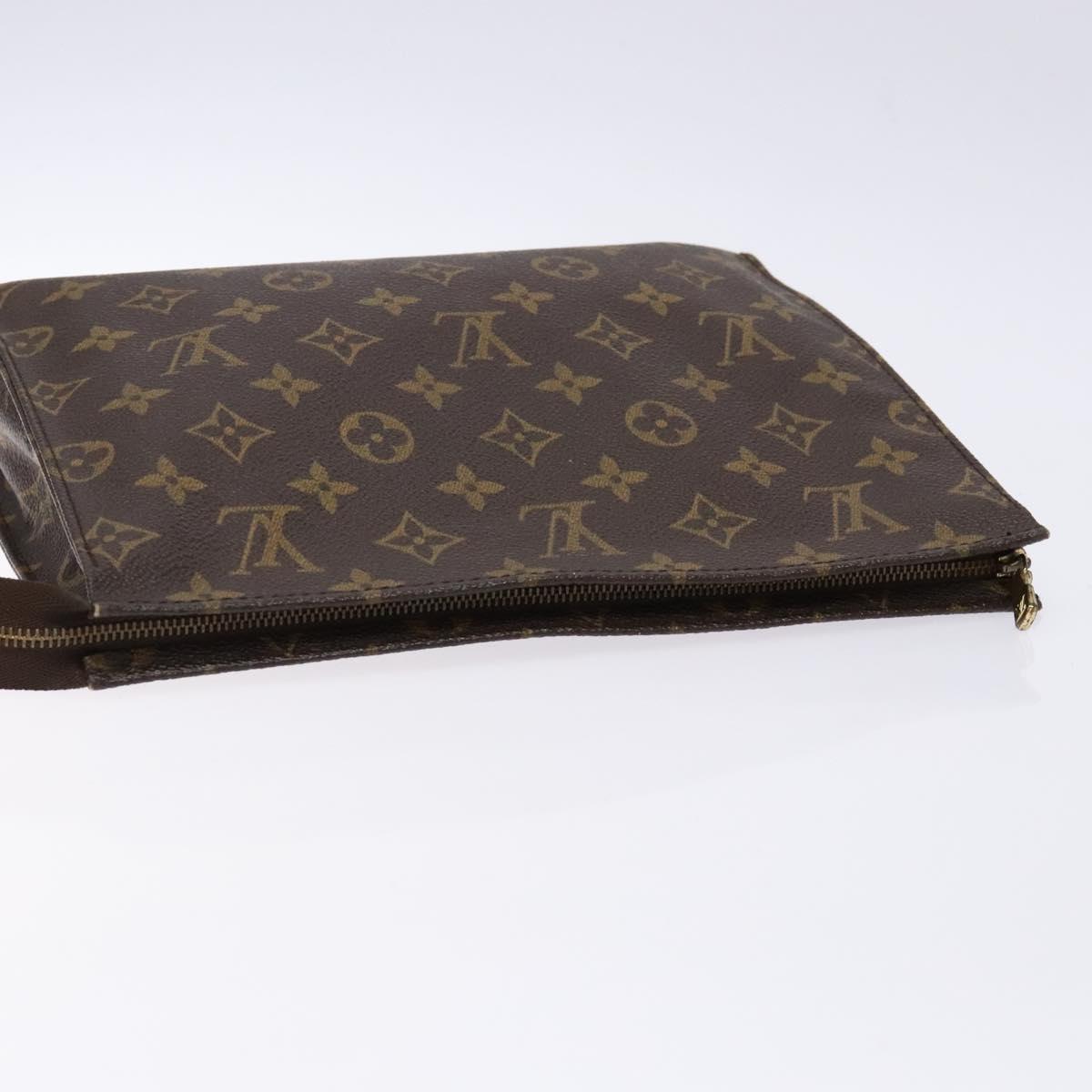 LOUIS VUITTON Monogram Poche Toilette 26 Pouch M47542 LV Auth 137944
