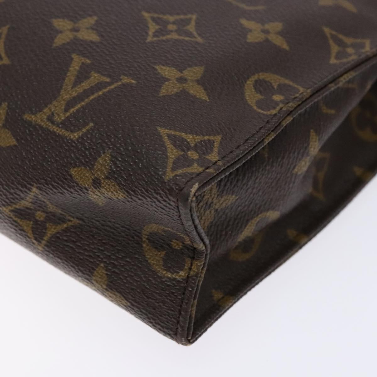 LOUIS VUITTON Monogram Poche Toilette 26 Pouch M47542 LV Auth 137944
