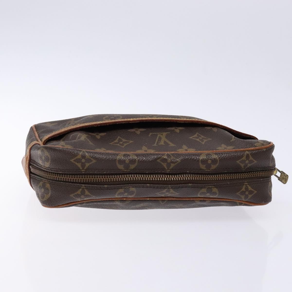 LOUIS VUITTON Monogram Compiegne 23 Clutch Bag M51847 LV Auth 137961