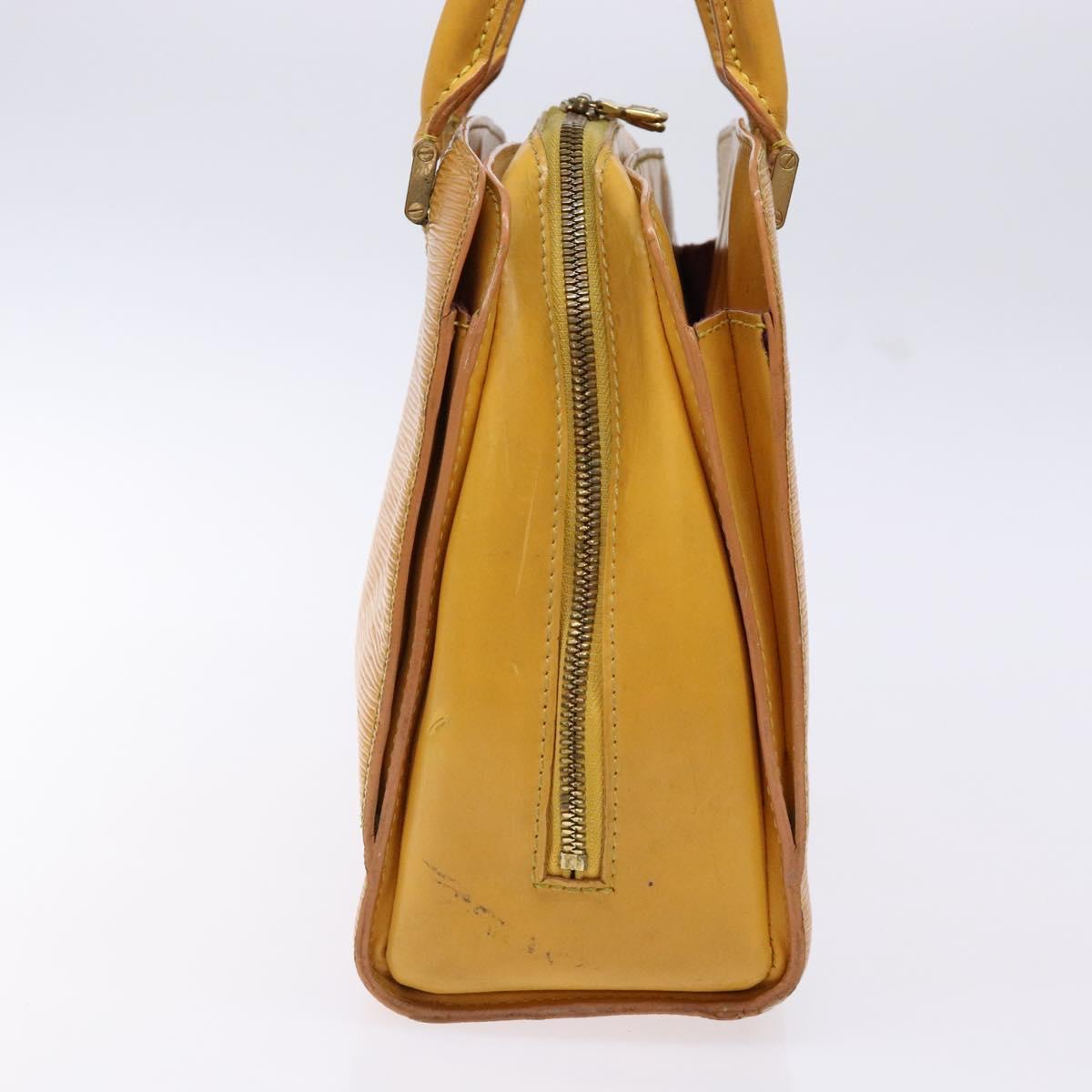 LOUIS VUITTON Epi Triana Hand Bag Yellow LV Auth 137977