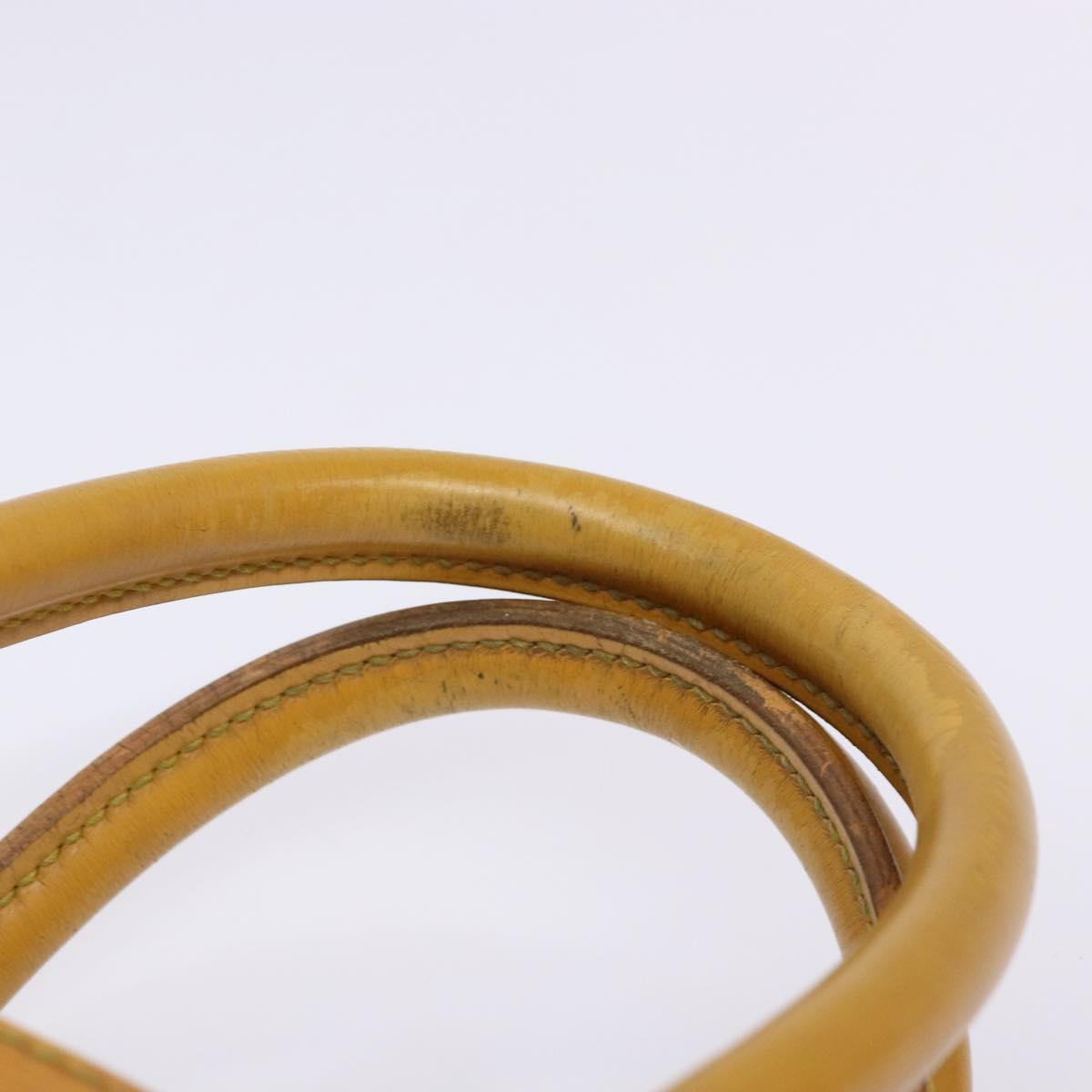 LOUIS VUITTON Epi Triana Hand Bag Yellow LV Auth 137977