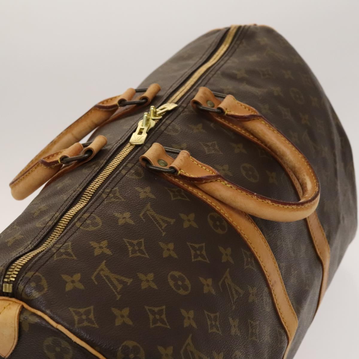 LOUIS VUITTON Monogram Keepall 50 Boston Bag M41426 LV Auth 138020