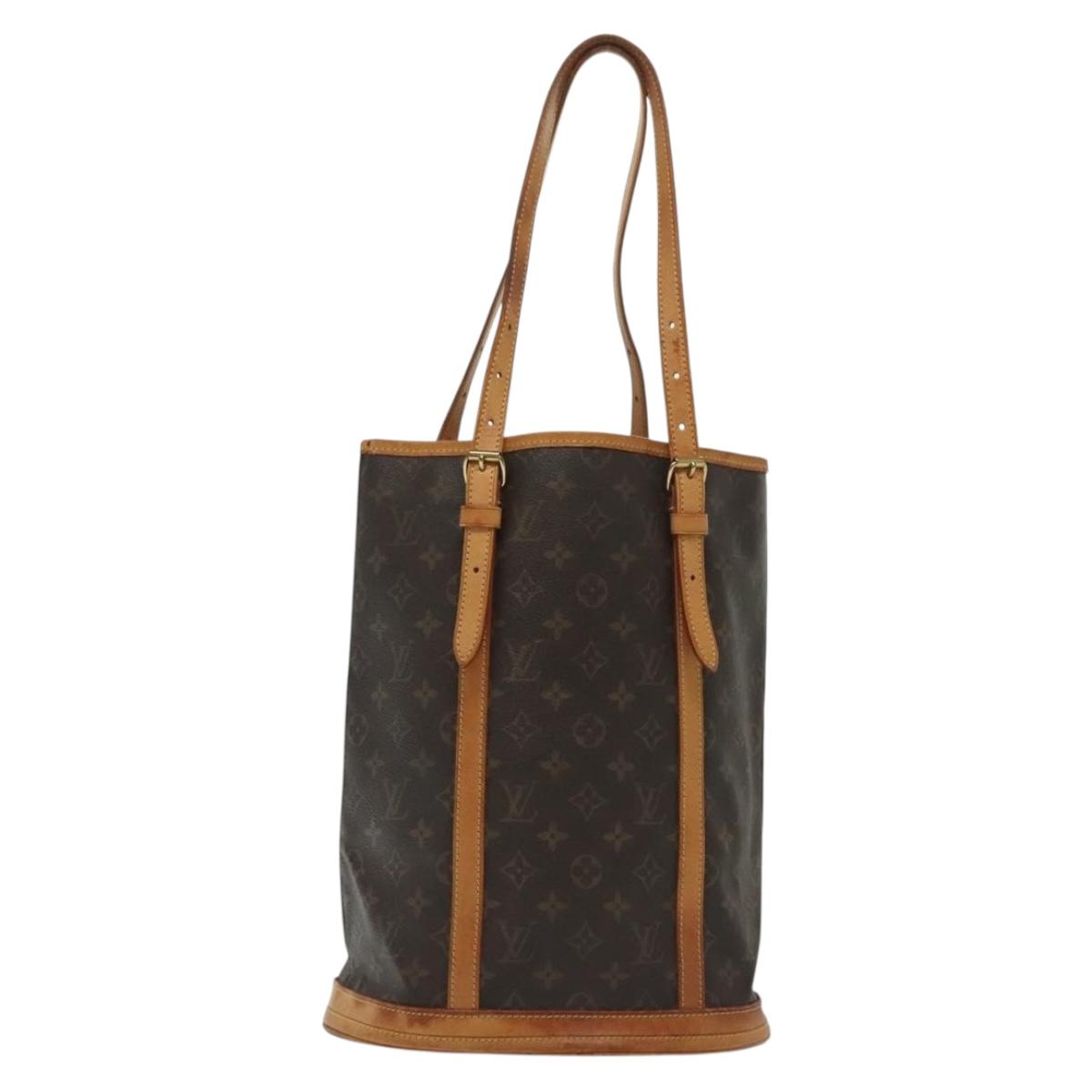 LOUIS VUITTON Monogram Bucket GM Shoulder Bag M42236 LV Auth 138021