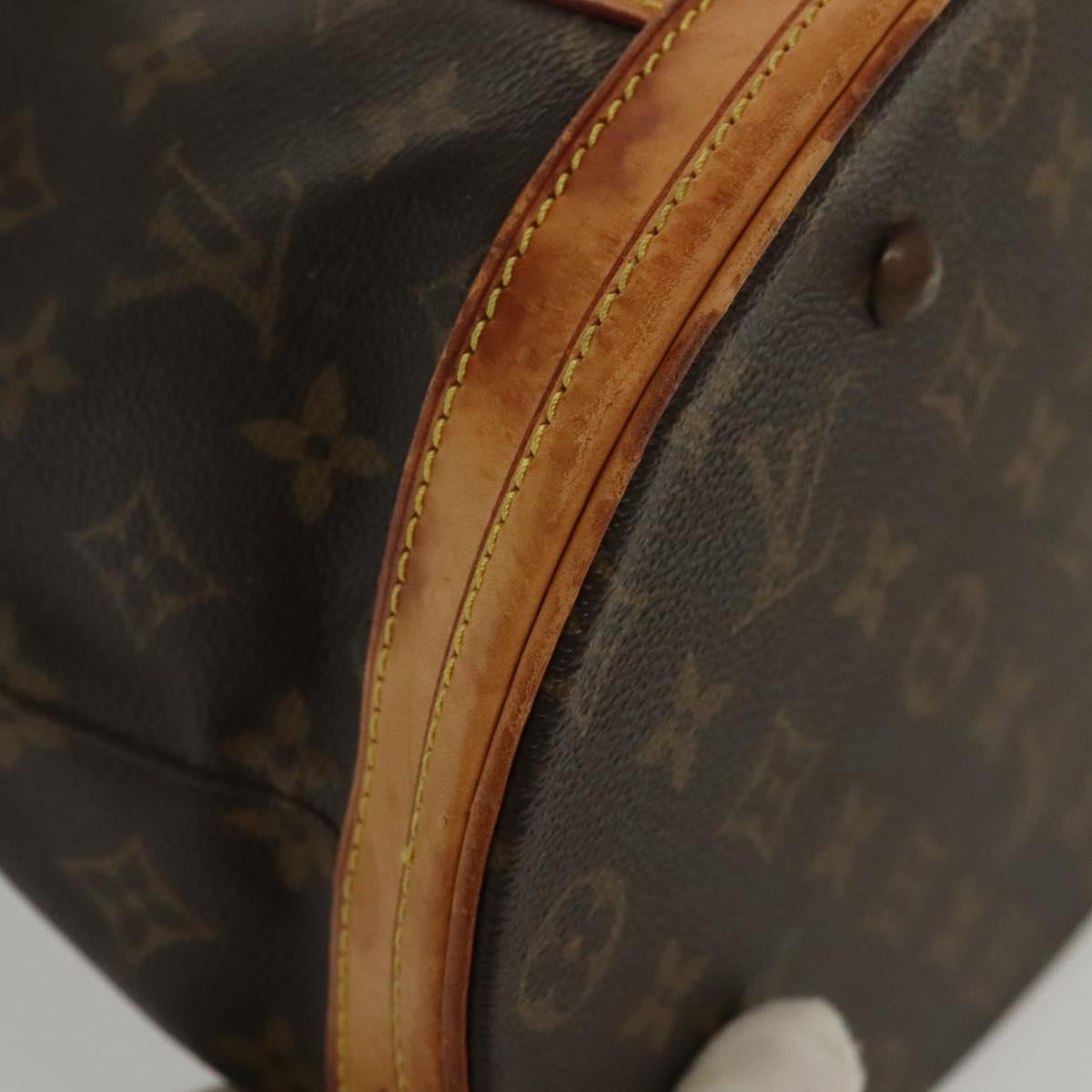 LOUIS VUITTON Monogram Bucket GM Shoulder Bag M42236 LV Auth 138021