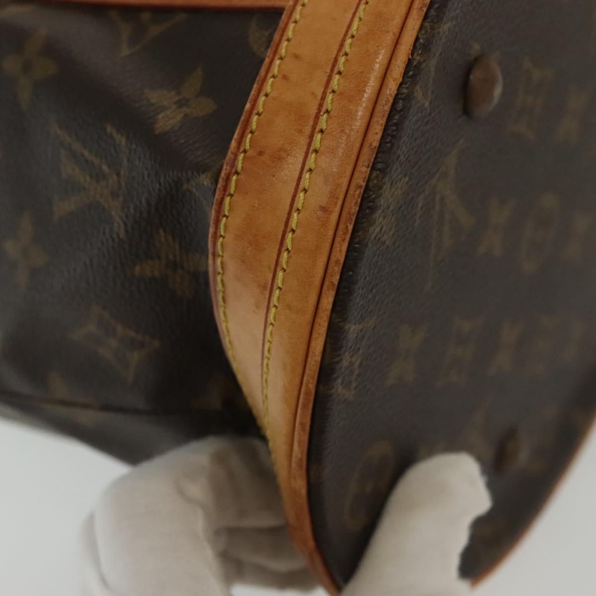LOUIS VUITTON Monogram Bucket GM Shoulder Bag M42236 LV Auth 138021