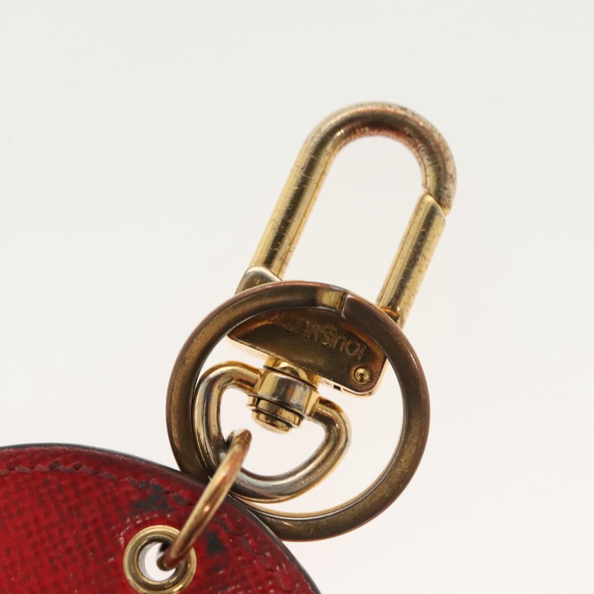 LOUIS VUITTON Yayoi Kusama Porte Cles Monogram Pumpkin Charm M66738 Auth 138042