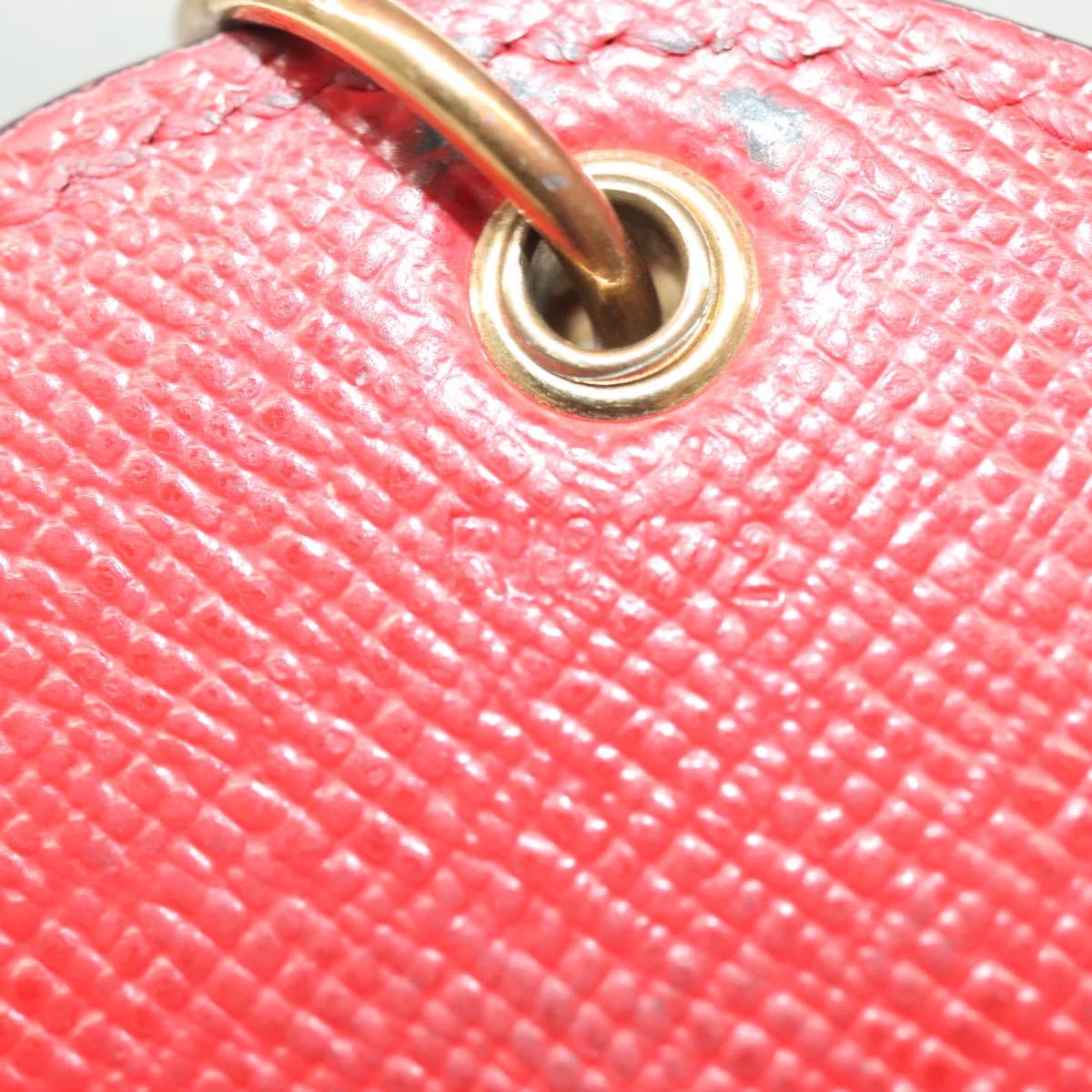 LOUIS VUITTON Yayoi Kusama Porte Cles Monogram Pumpkin Charm M66738 Auth 138042