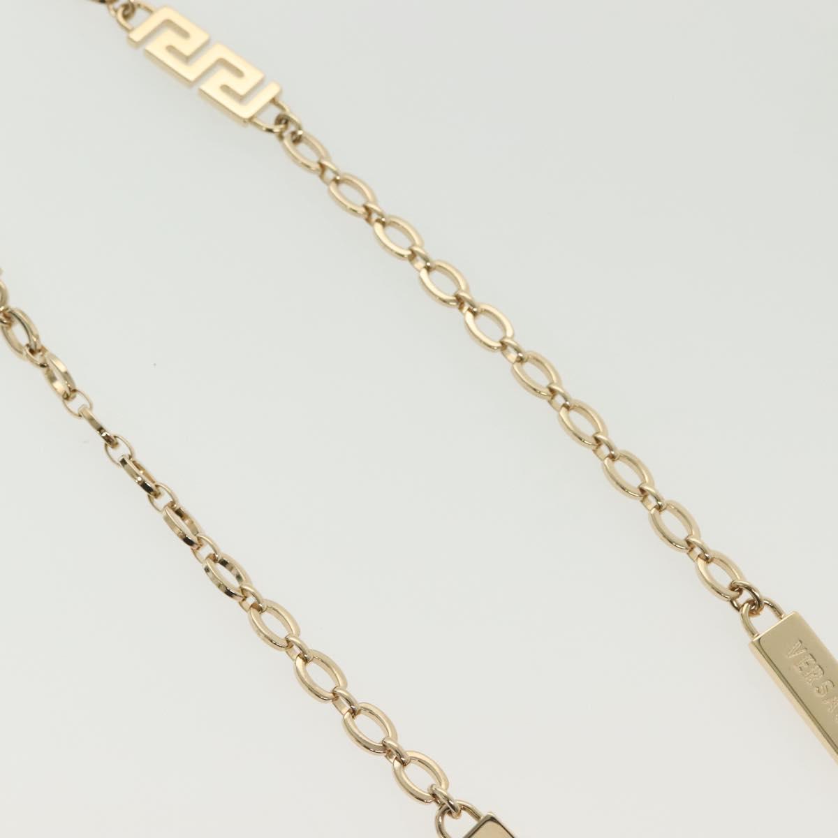 VERSACE Necklace metal Gold Auth 138043