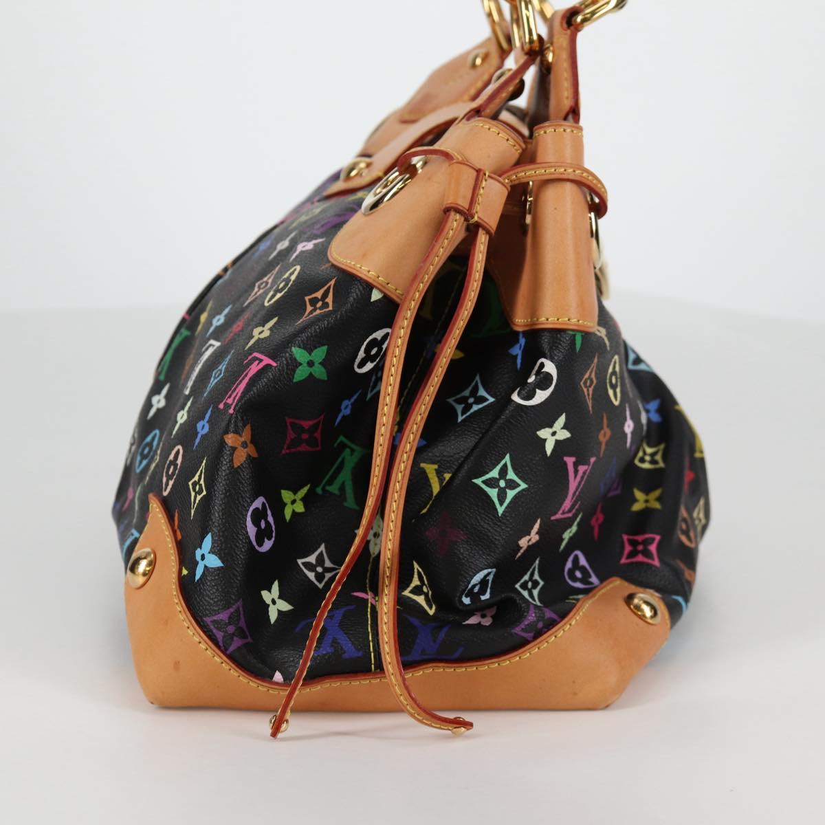 LOUIS VUITTON Monogram Multicolor Ursula Tote Bag Black M40124 LV Auth 138074V