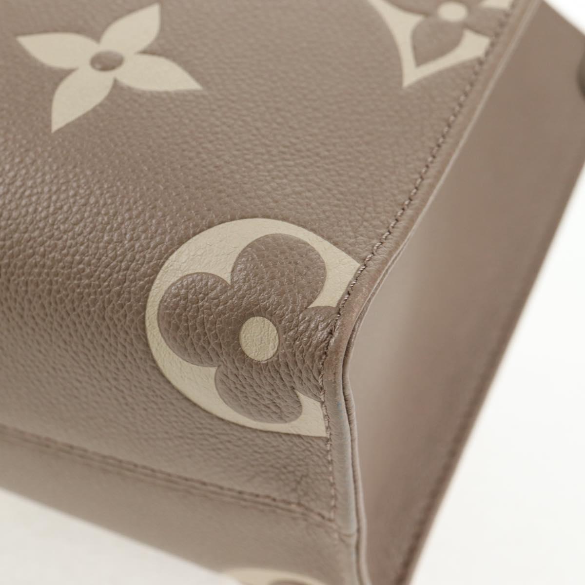 LOUIS VUITTON Monogram Empreinte On The Go PM Bag 2way Claim M45779 Auth 138080M