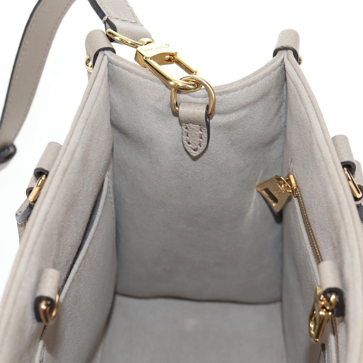 LOUIS VUITTON Monogram Empreinte On The Go PM Bag 2way Claim M45779 Auth 138080M