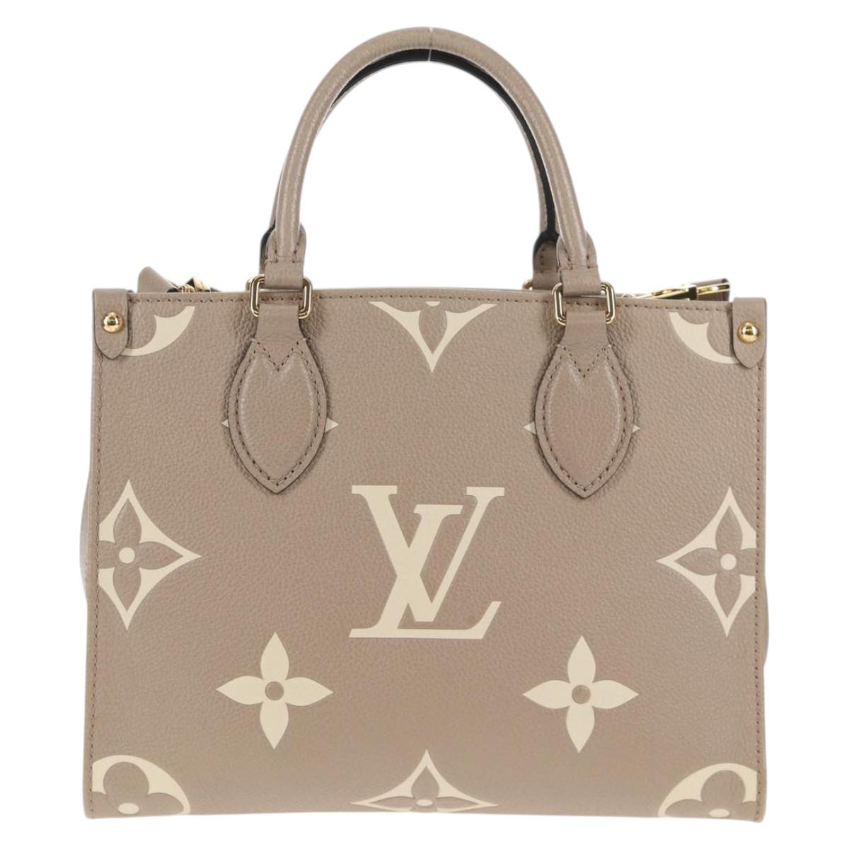 LOUIS VUITTON Monogram Empreinte On The Go PM Bag 2way Claim M45779 Auth 138080M