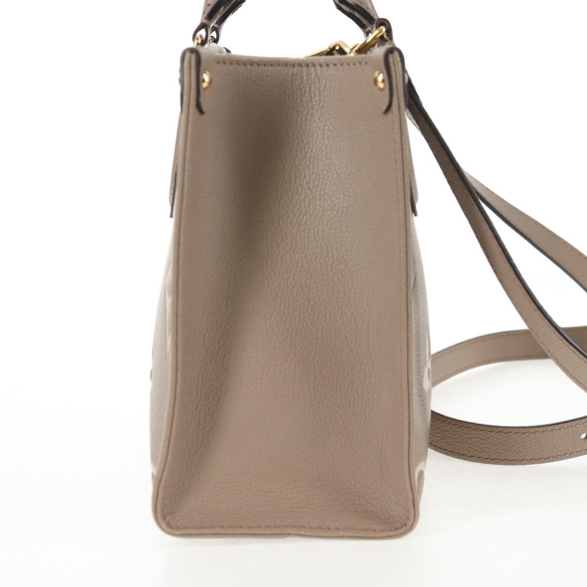 LOUIS VUITTON Monogram Empreinte On The Go PM Bag 2way Claim M45779 Auth 138080SAM