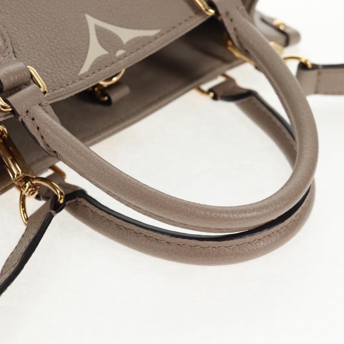 LOUIS VUITTON Monogram Empreinte On The Go PM Bag 2way Claim M45779 Auth 138080M