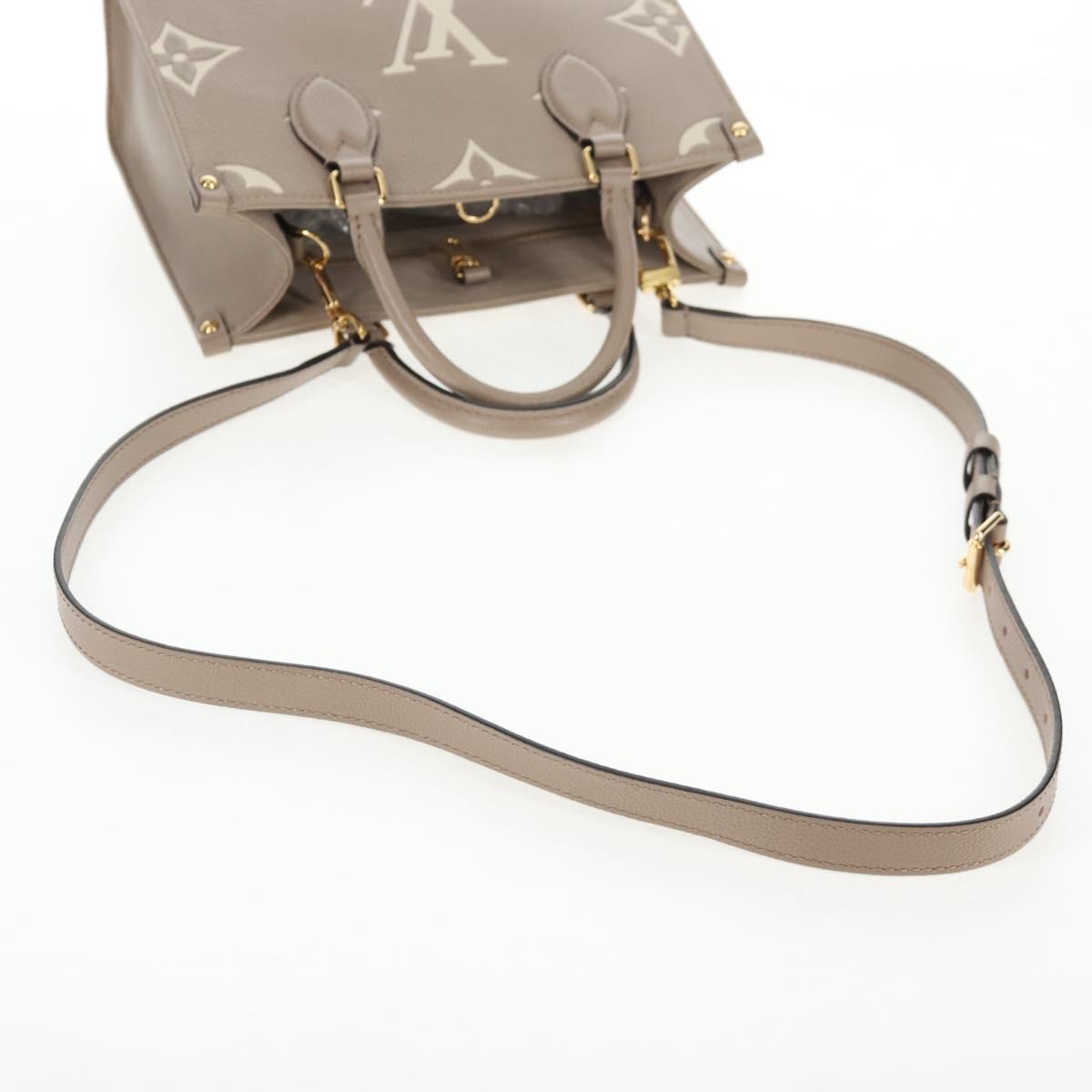 LOUIS VUITTON Monogram Empreinte On The Go PM Bag 2way Claim M45779 Auth 138080SAM