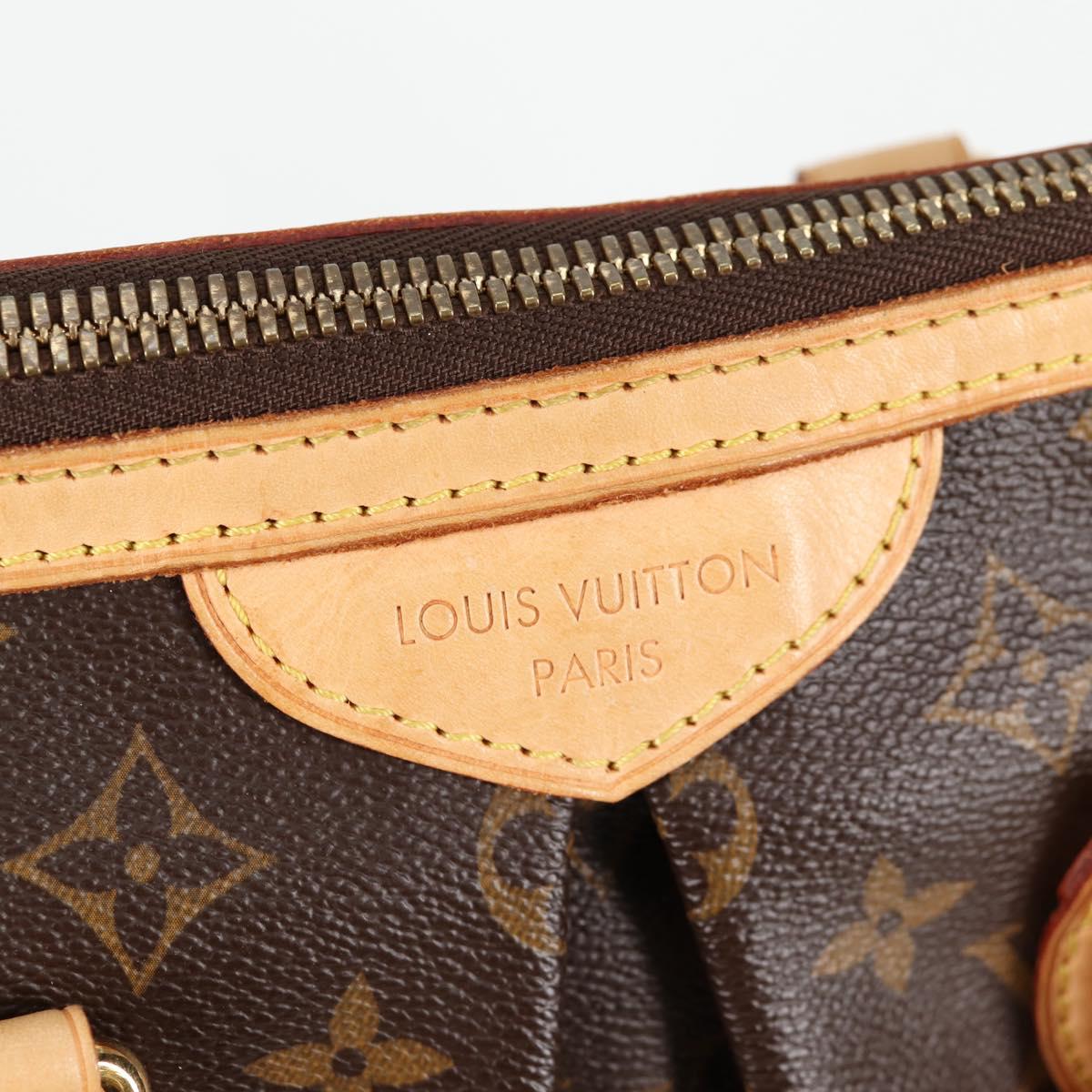 LOUIS VUITTON Monogram Palermo PM Tote Bag M40145 LV Auth 138103A