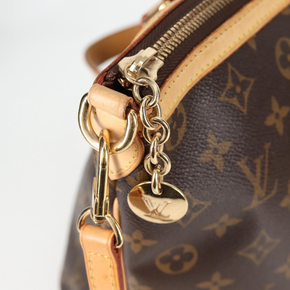 LOUIS VUITTON Monogram Palermo PM Tote Bag M40145 LV Auth 138103V