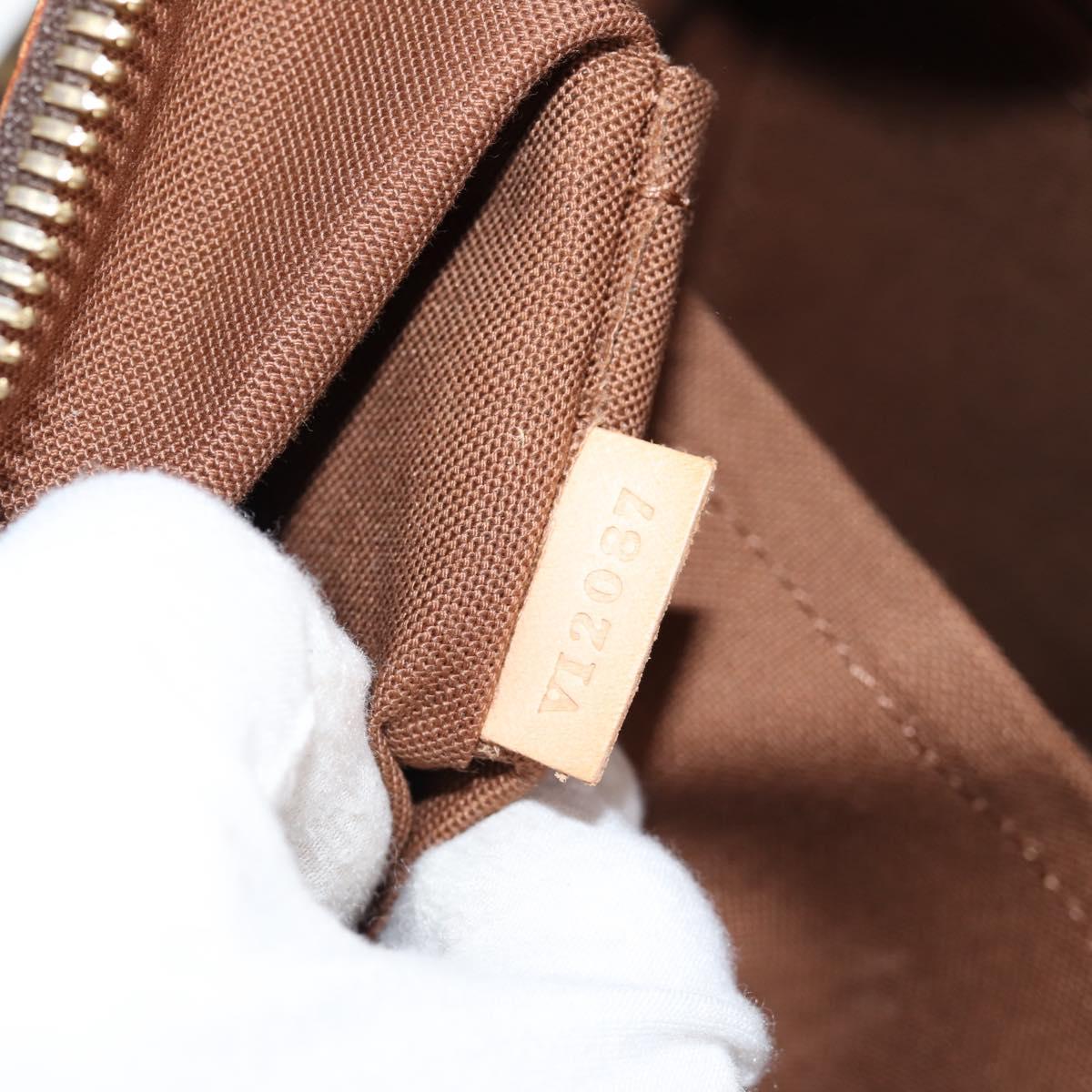 LOUIS VUITTON Monogram Palermo PM Tote Bag M40145 LV Auth 138103V