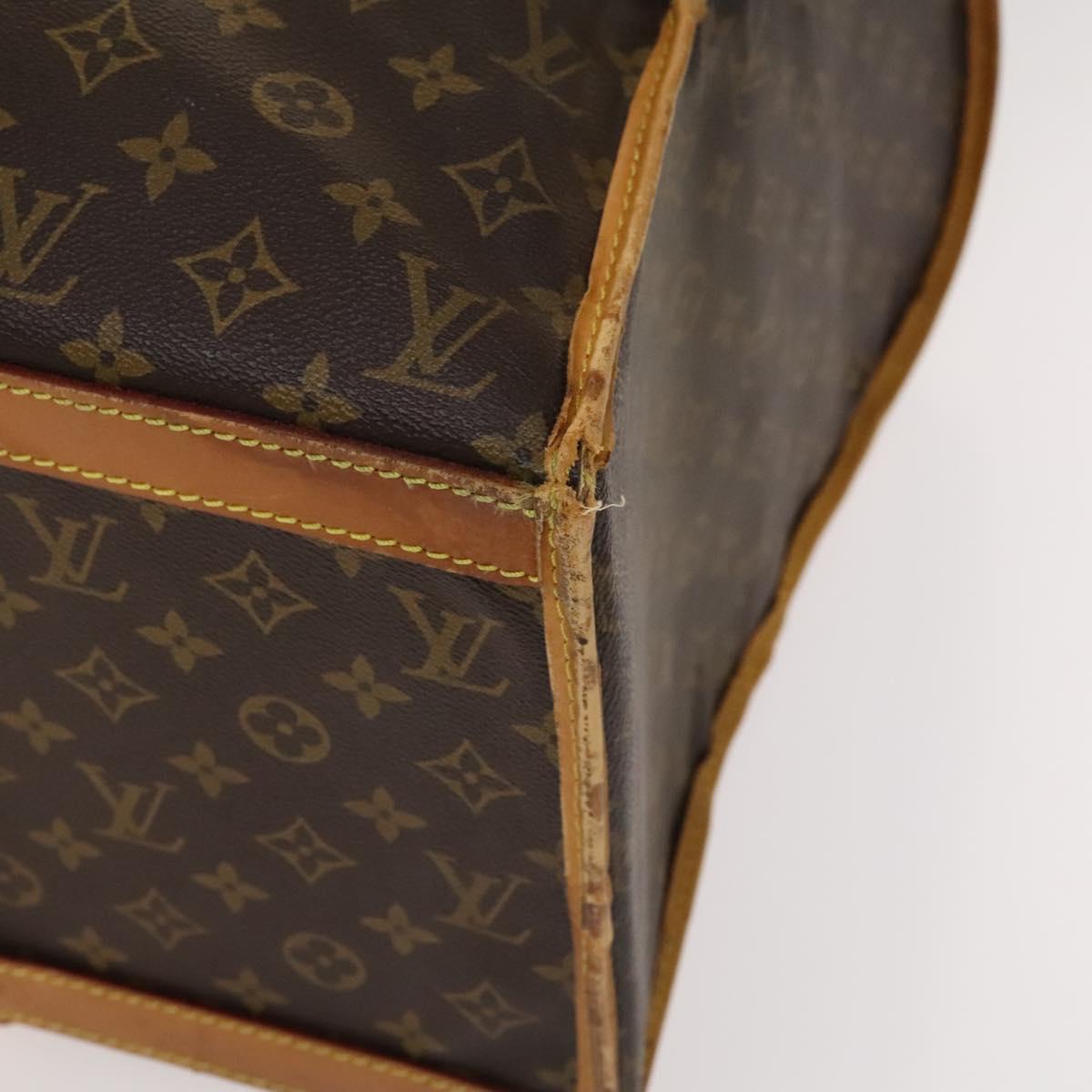 LOUIS VUITTON Monogram Sac Shan 55 Pet Carry M42021 LV Auth 138133