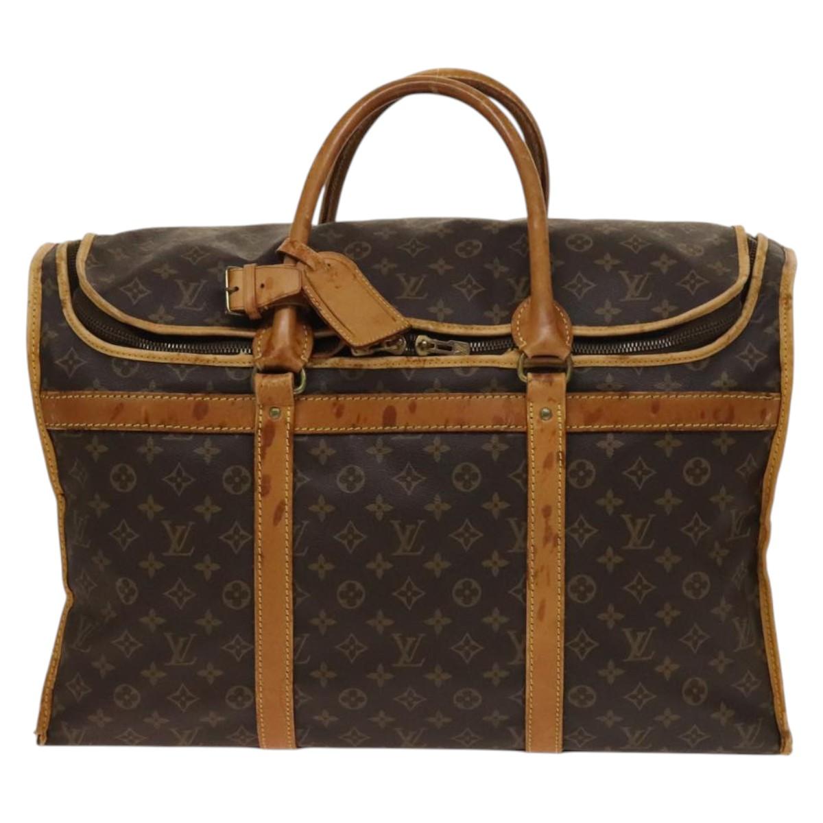 LOUIS VUITTON Monogram Sac Shan 55 Pet Carry M42021 LV Auth 138133