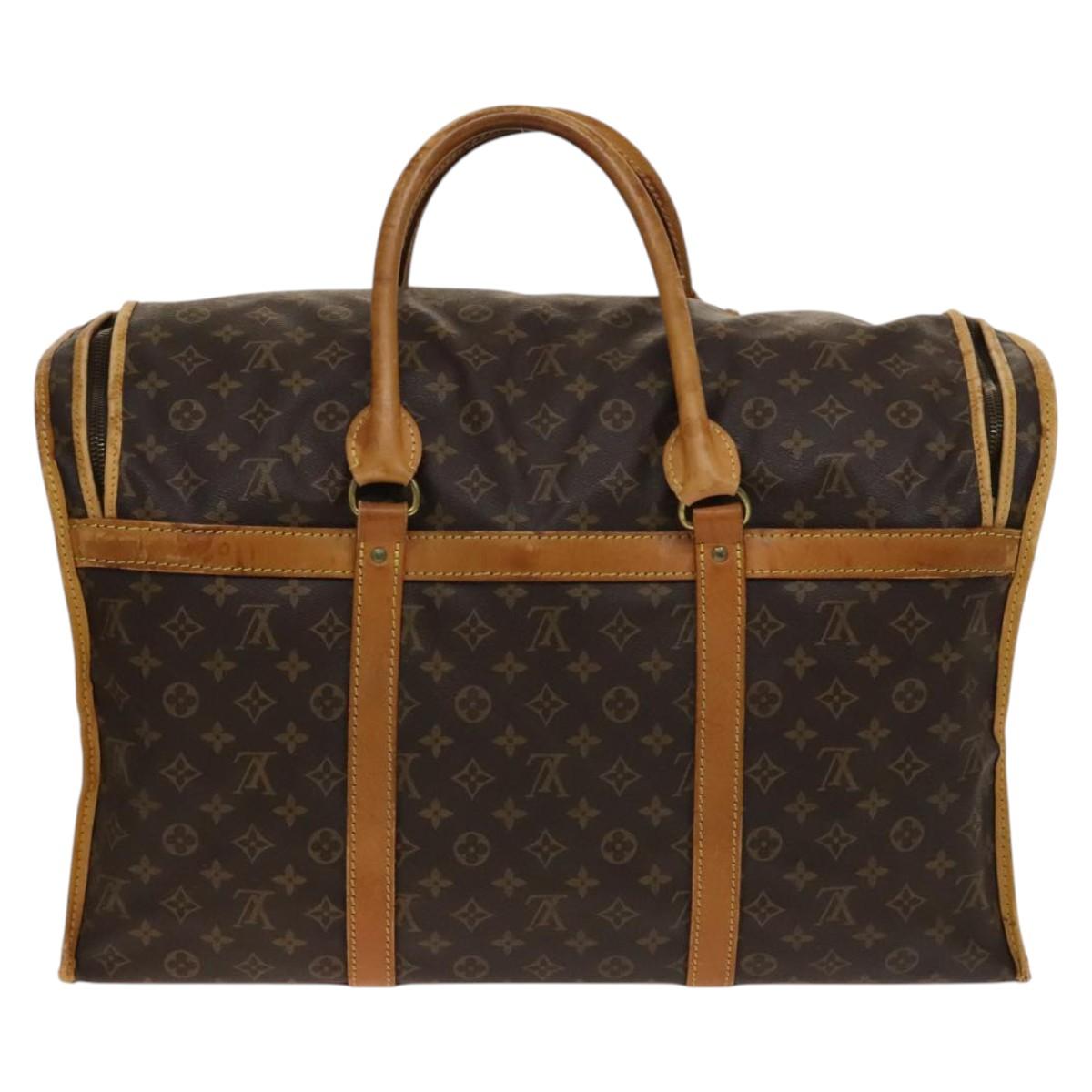 LOUIS VUITTON Monogram Sac Shan 55 Pet Carry M42021 LV Auth 138133