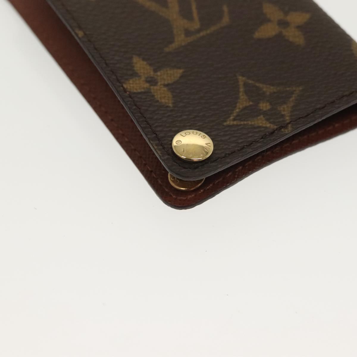 LOUIS VUITTON Monogram Porto Cartes Crdit Pression Card Case M60937 Auth 138159