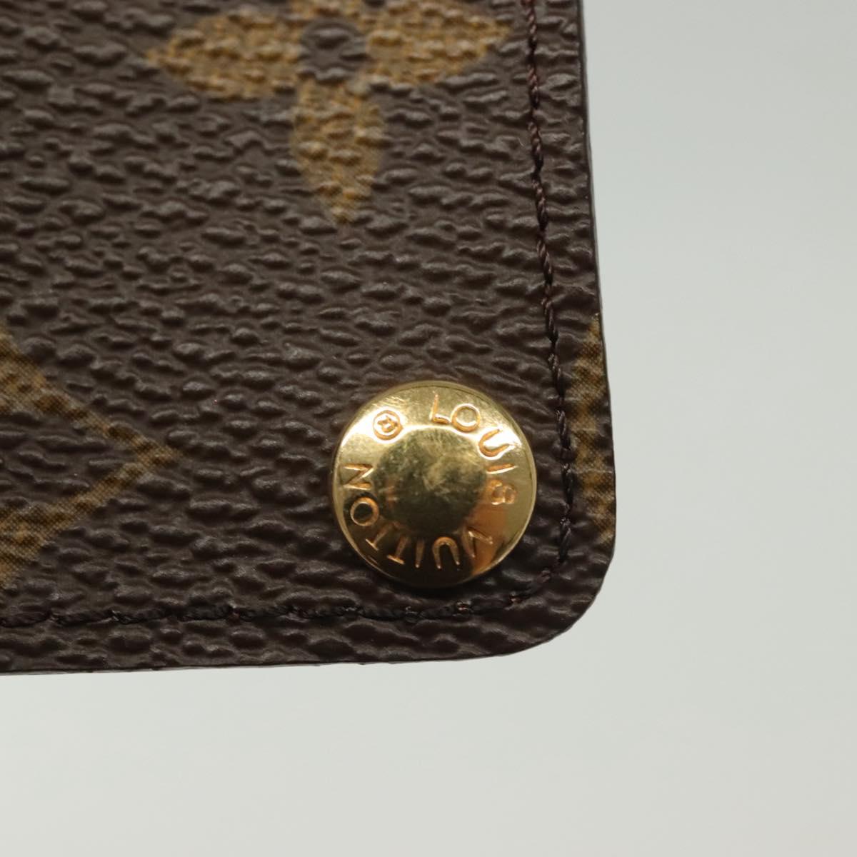 LOUIS VUITTON Monogram Porto Cartes Crdit Pression Card Case M60937 Auth 138159