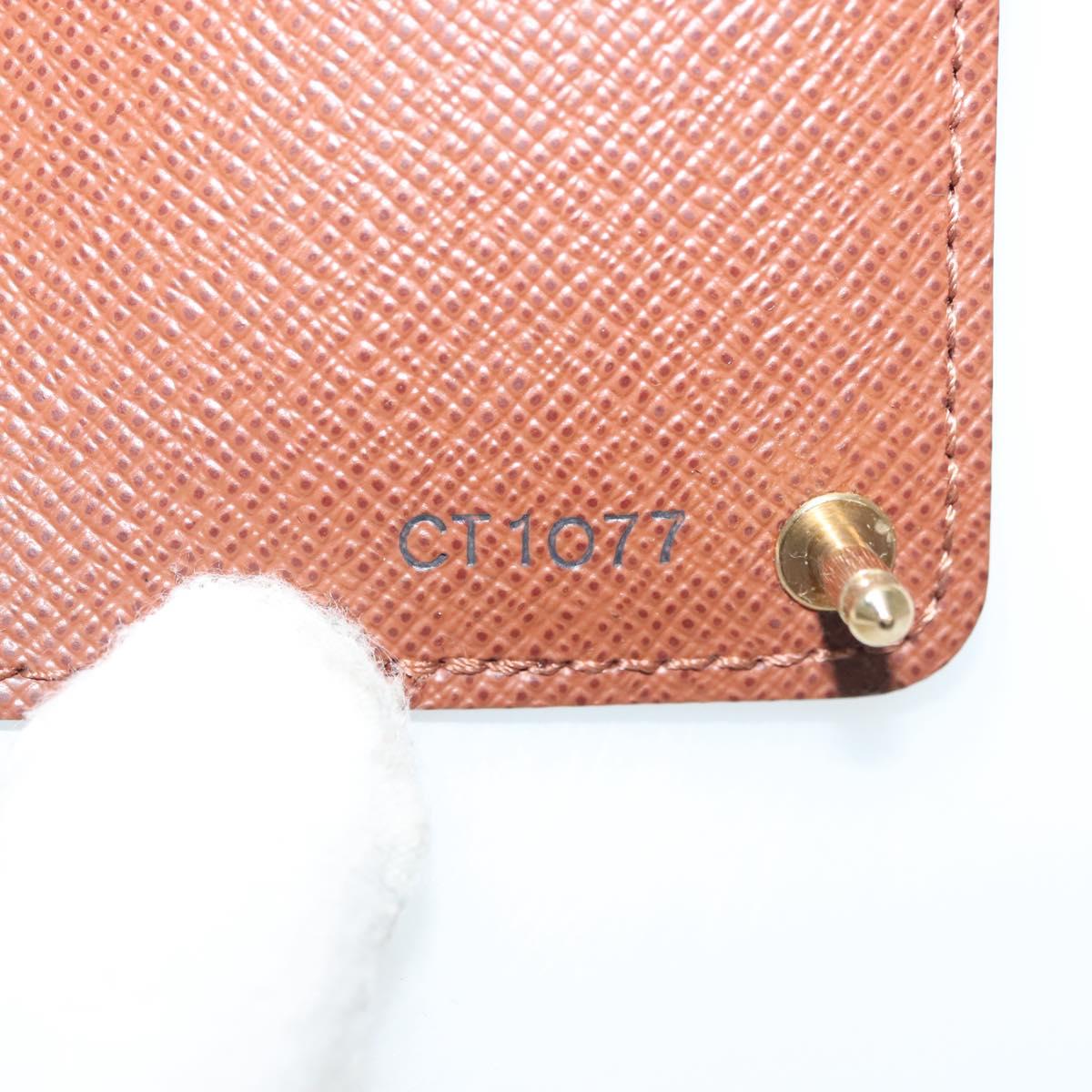 LOUIS VUITTON Monogram Porto Cartes Crdit Pression Card Case M60937 Auth 138159