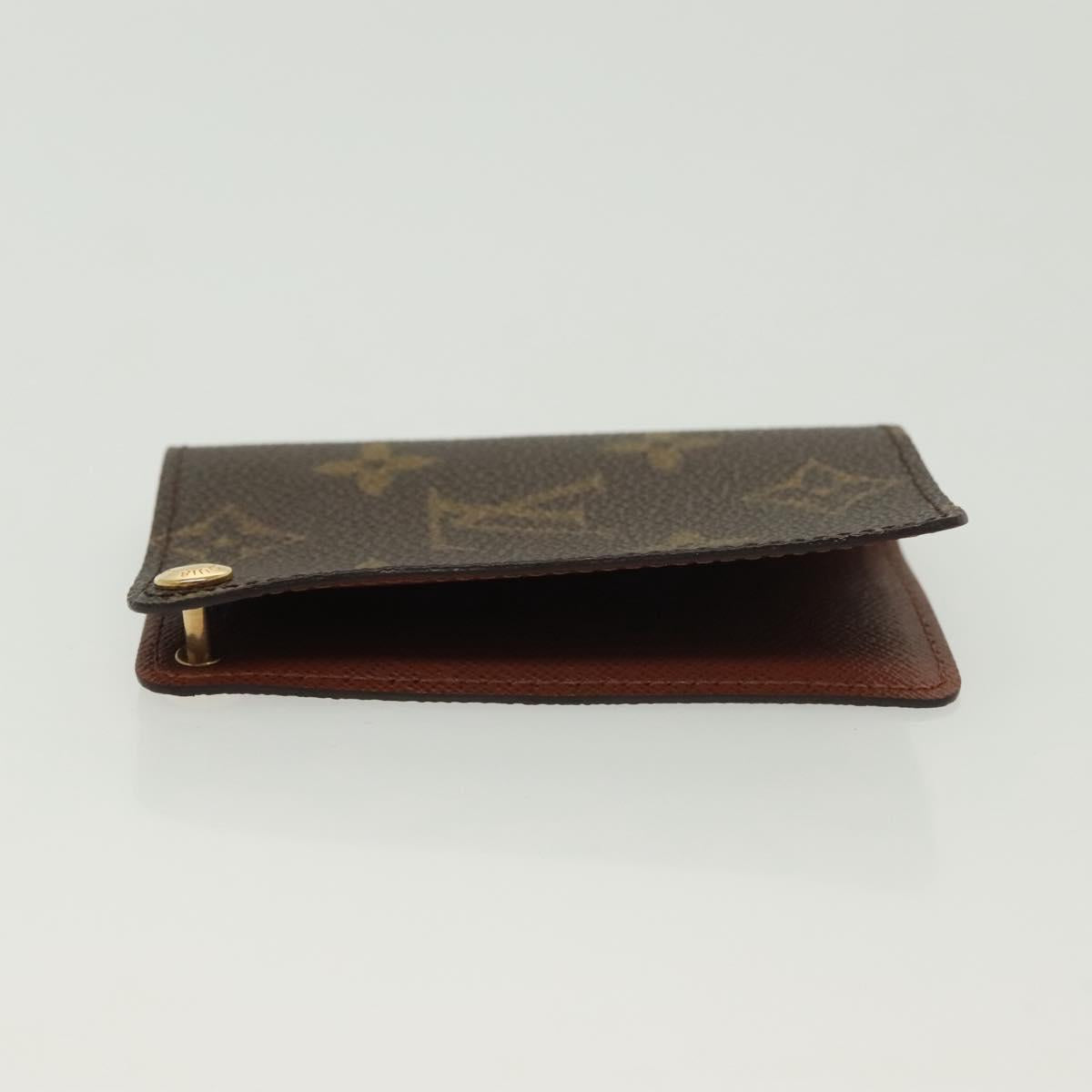 LOUIS VUITTON Monogram Porto Cartes Crdit Pression Card Case M60937 Auth 138159