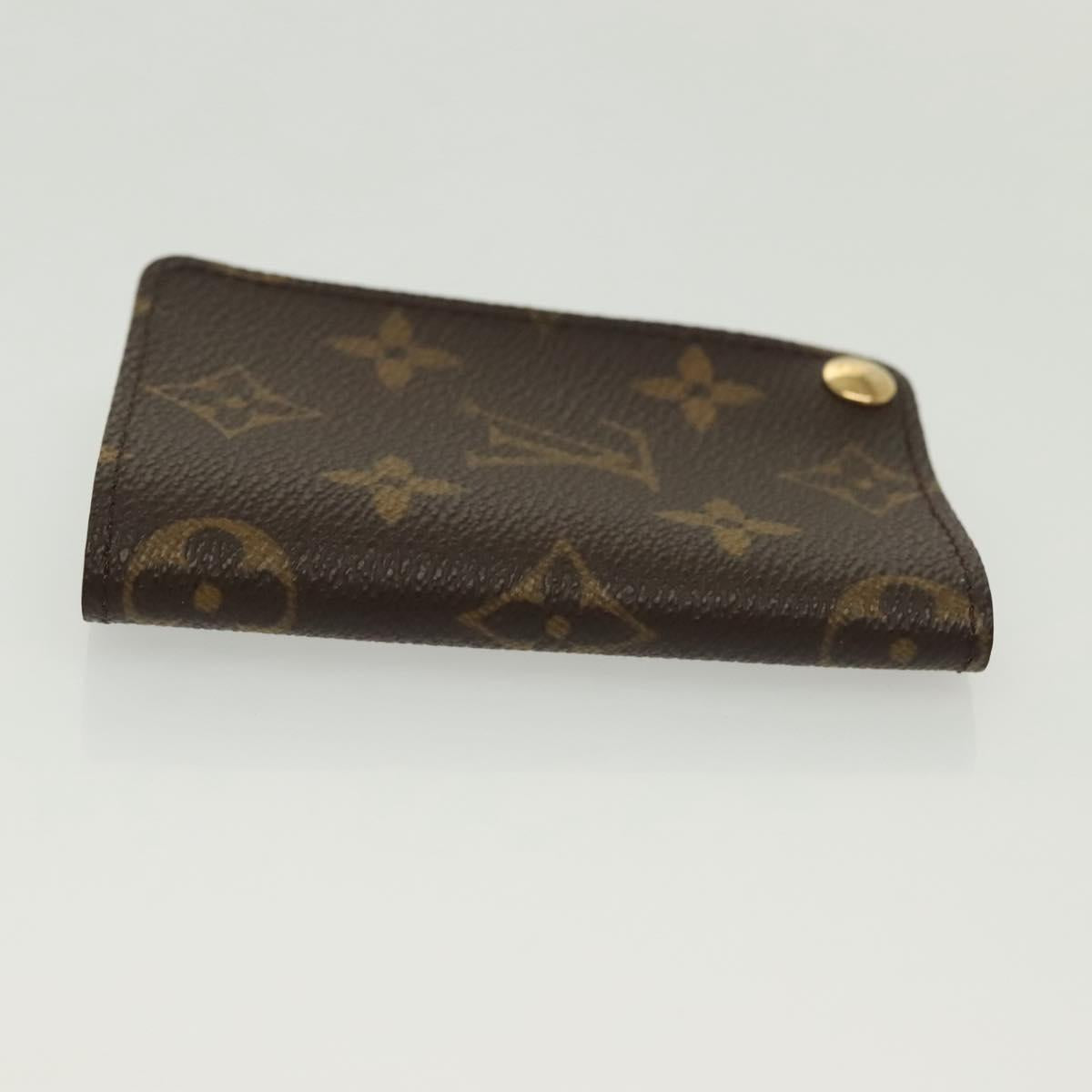 LOUIS VUITTON Monogram Porto Cartes Crdit Pression Card Case M60937 Auth 138159