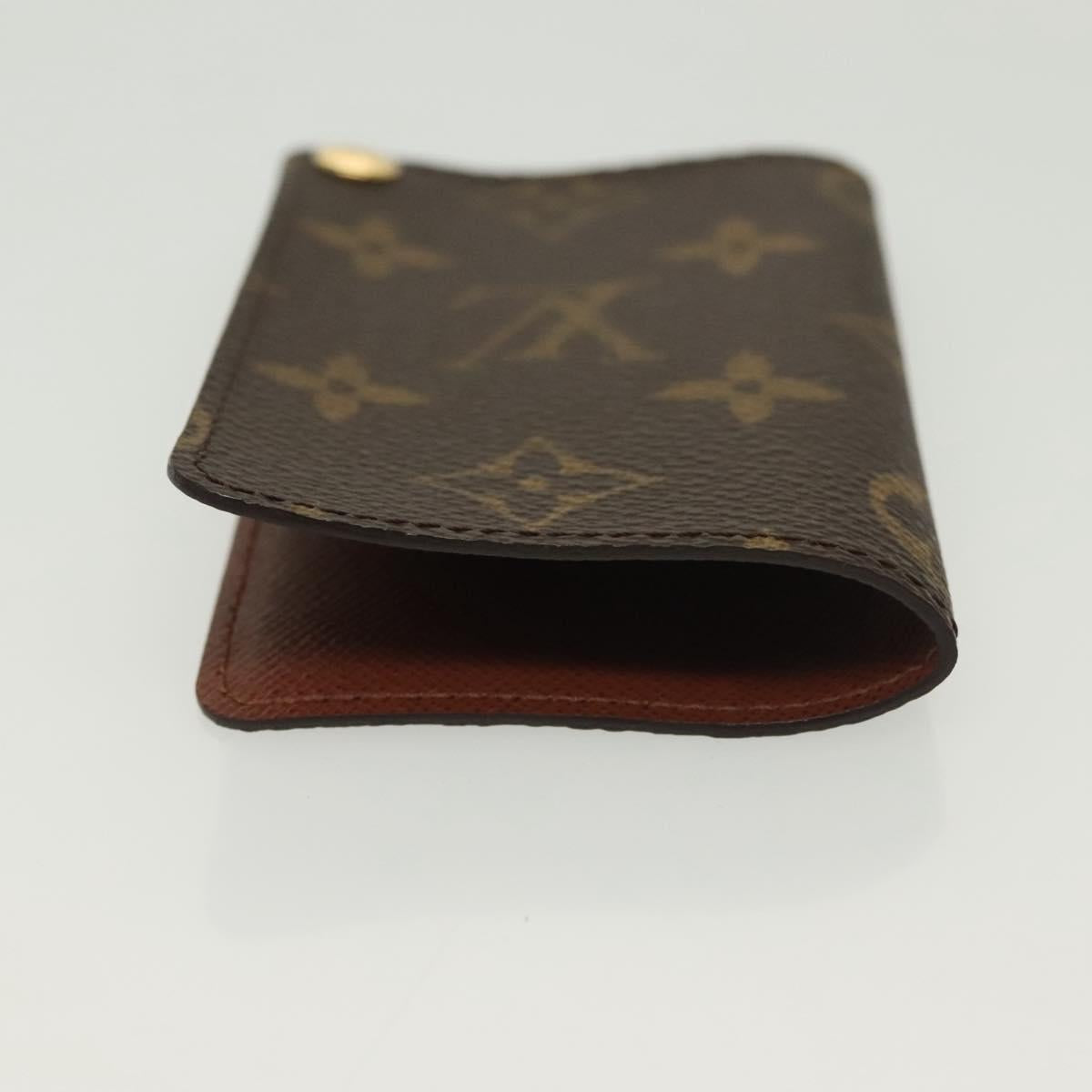 LOUIS VUITTON Monogram Porto Cartes Crdit Pression Card Case M60937 Auth 138159