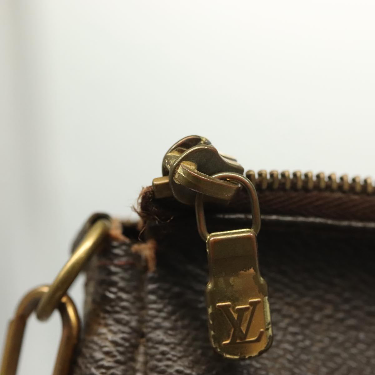 LOUIS VUITTON Monogram Pochette Accessoires Pouch M51980 LV Auth 138169