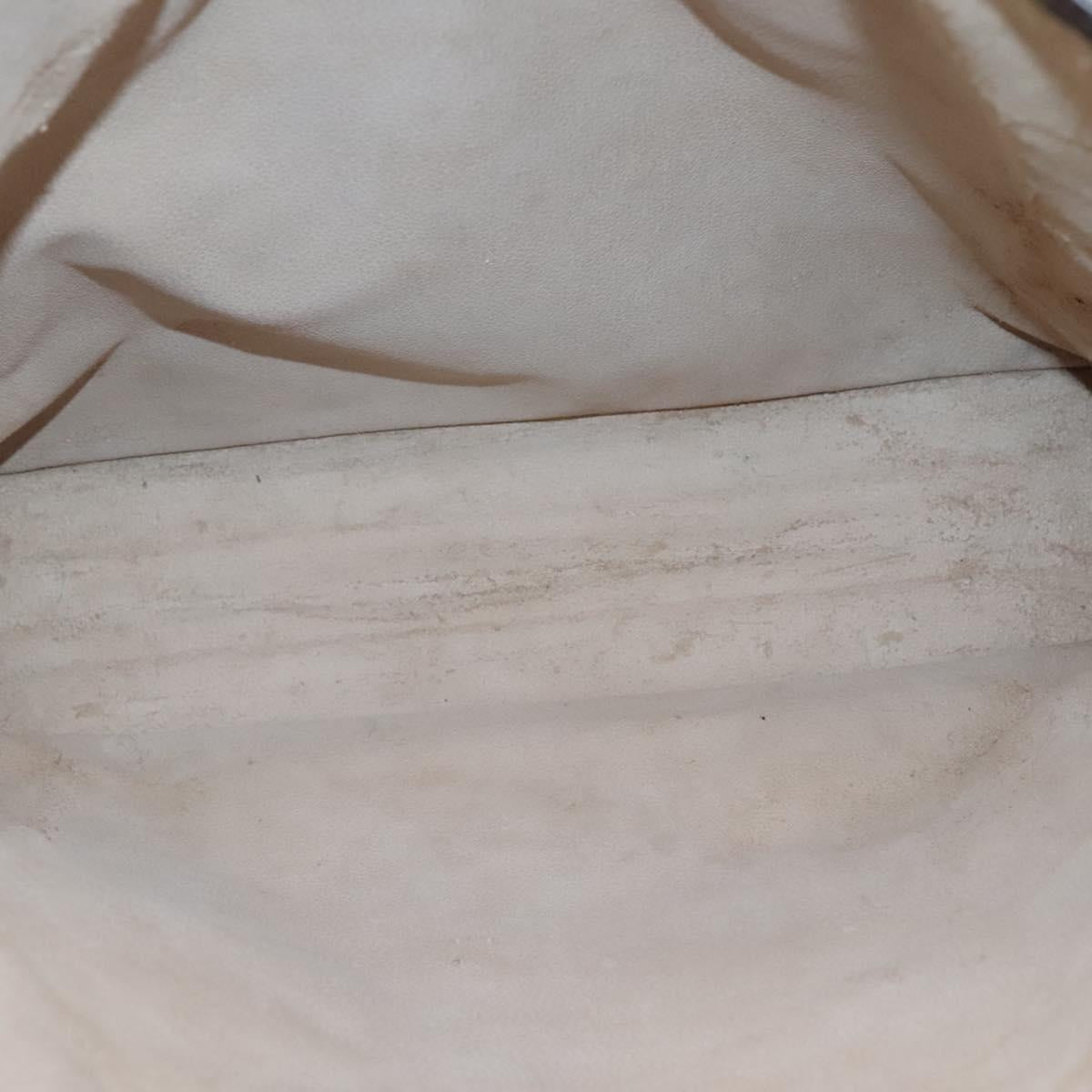 LOUIS VUITTON Monogram Sac Plat Hand Bag M51140 LV Auth 138172