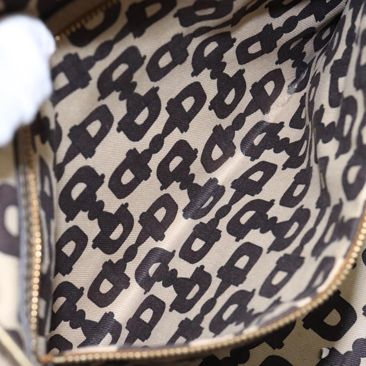 GUCCI GG Canvas Tote Bag Beige Gold 137396 Auth 138191
