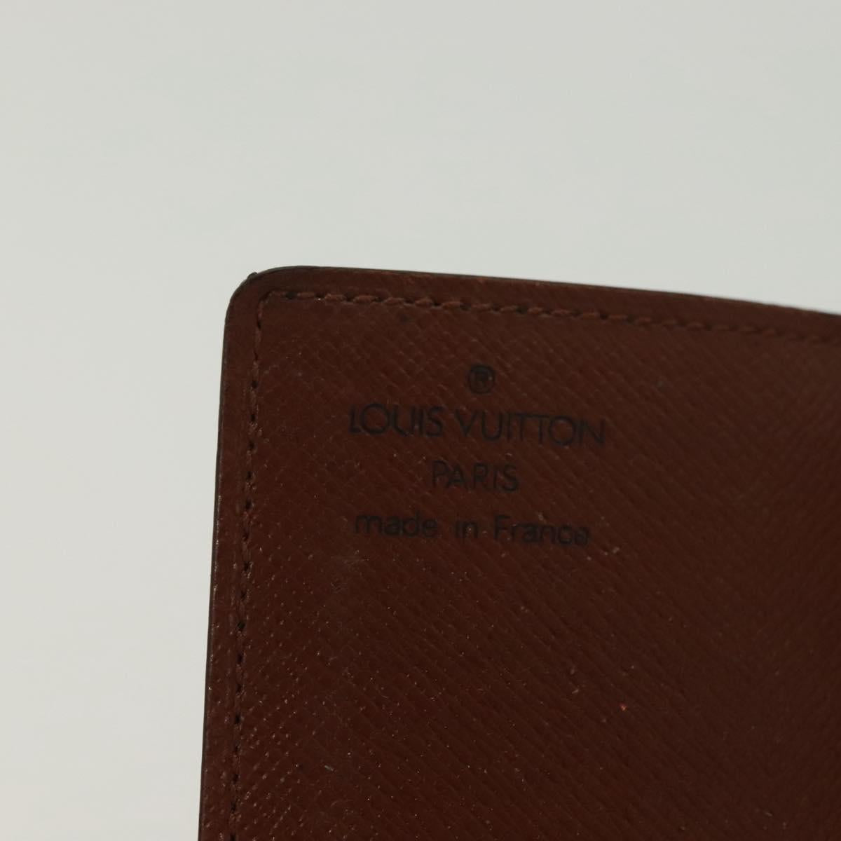 LOUIS VUITTON Monogram Porto Cartes Crdit Pression Card Case M60937 Auth 138198