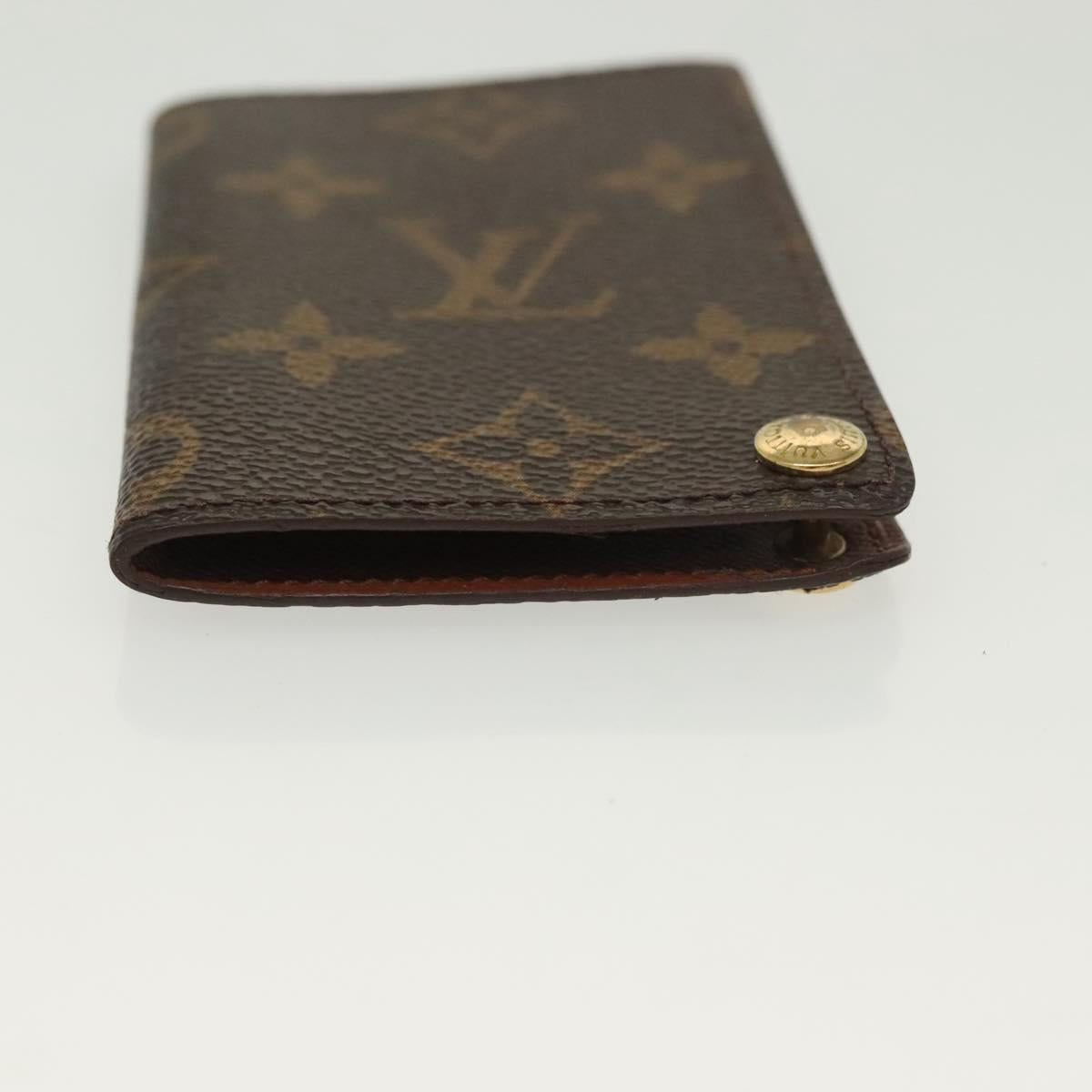 LOUIS VUITTON Monogram Porto Cartes Crdit Pression Card Case M60937 Auth 138198