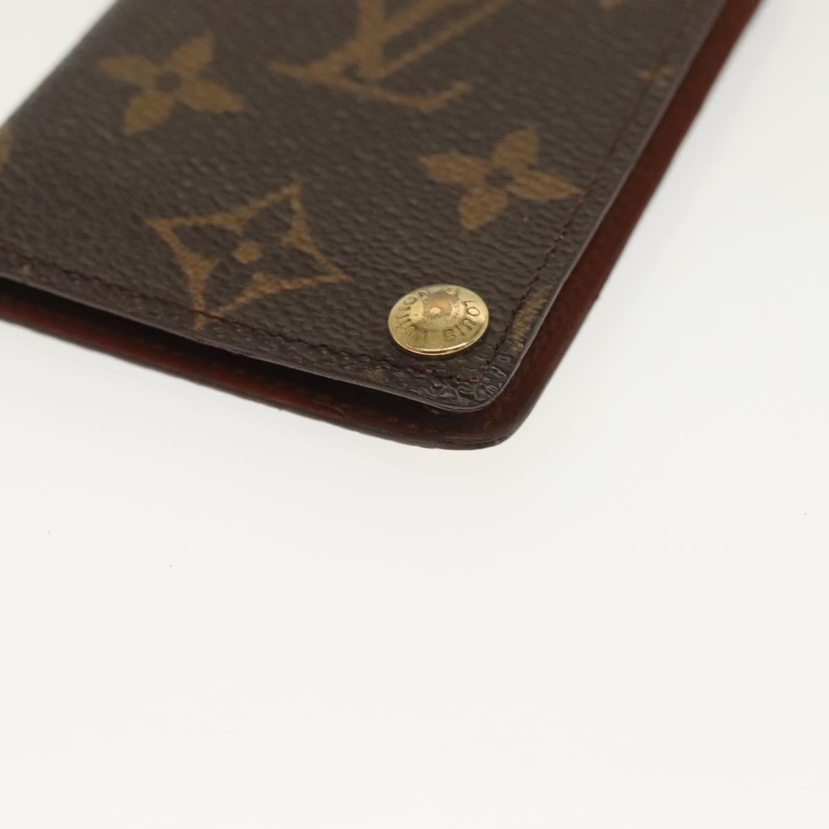 LOUIS VUITTON Monogram Porto Cartes Crdit Pression Card Case M60937 Auth 138198