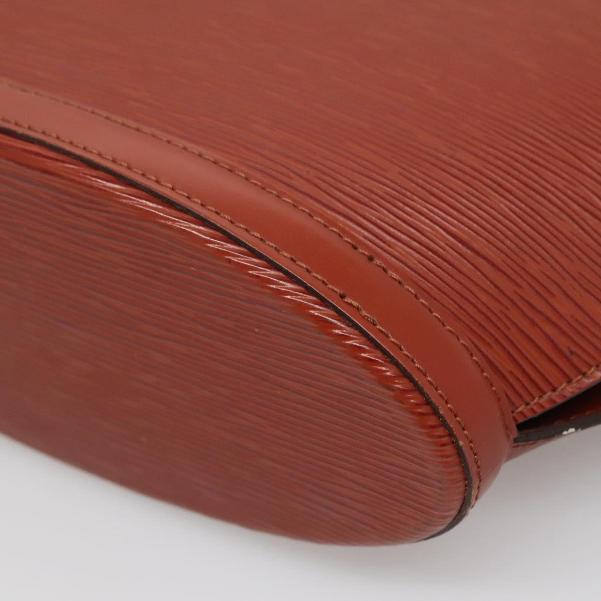 LOUIS VUITTON Epi Saint Jacques Hand Bag Brown M52263 LV Auth 138202