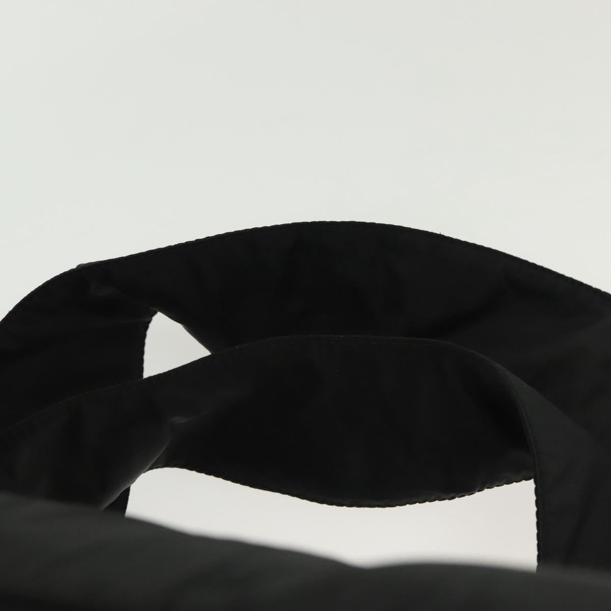 PRADA Sports Backpack Nylon Black Silver Auth 138214